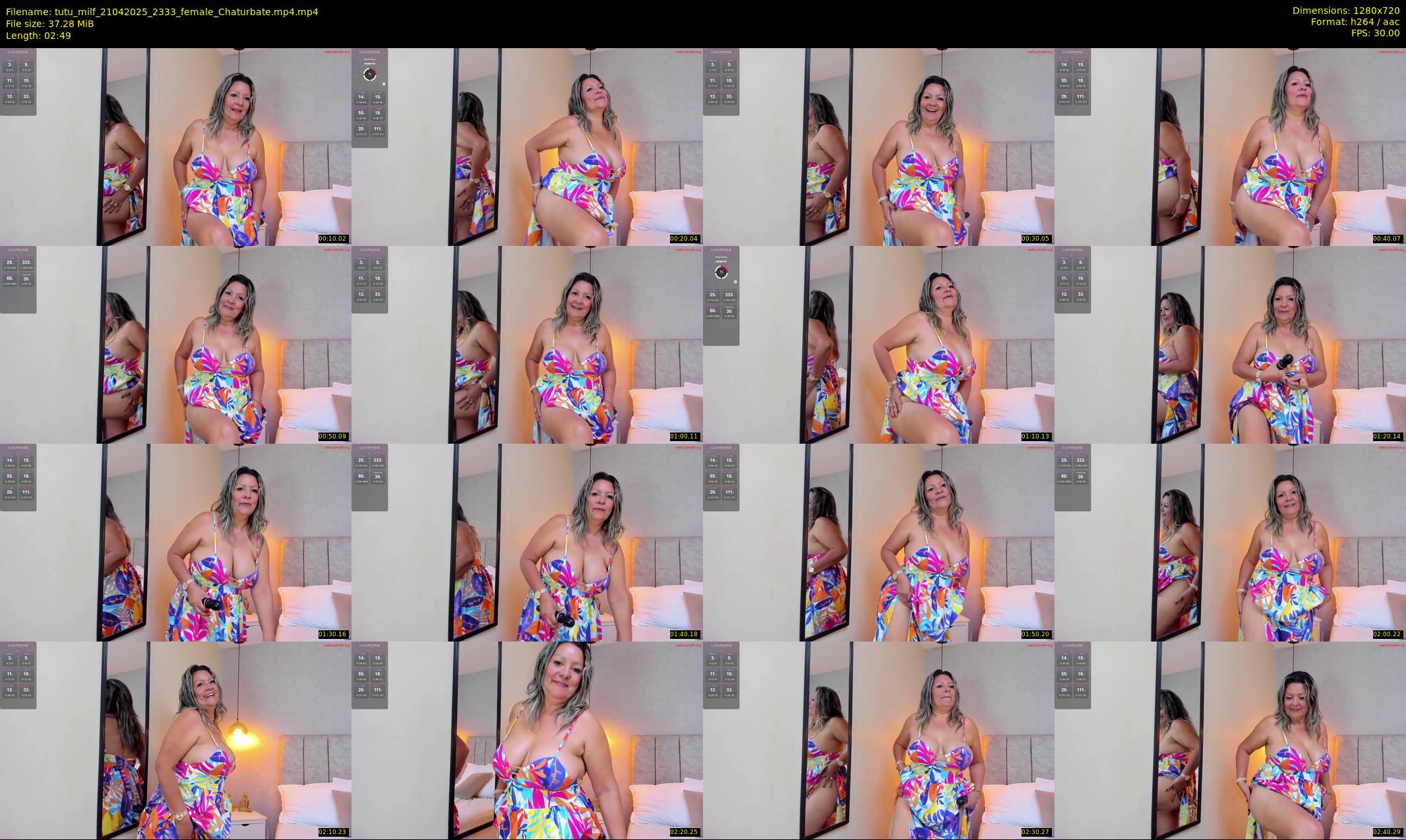 tutu_milf — 3 minute Chaturbate female cam show recording, 720p, Apr 21, 2025