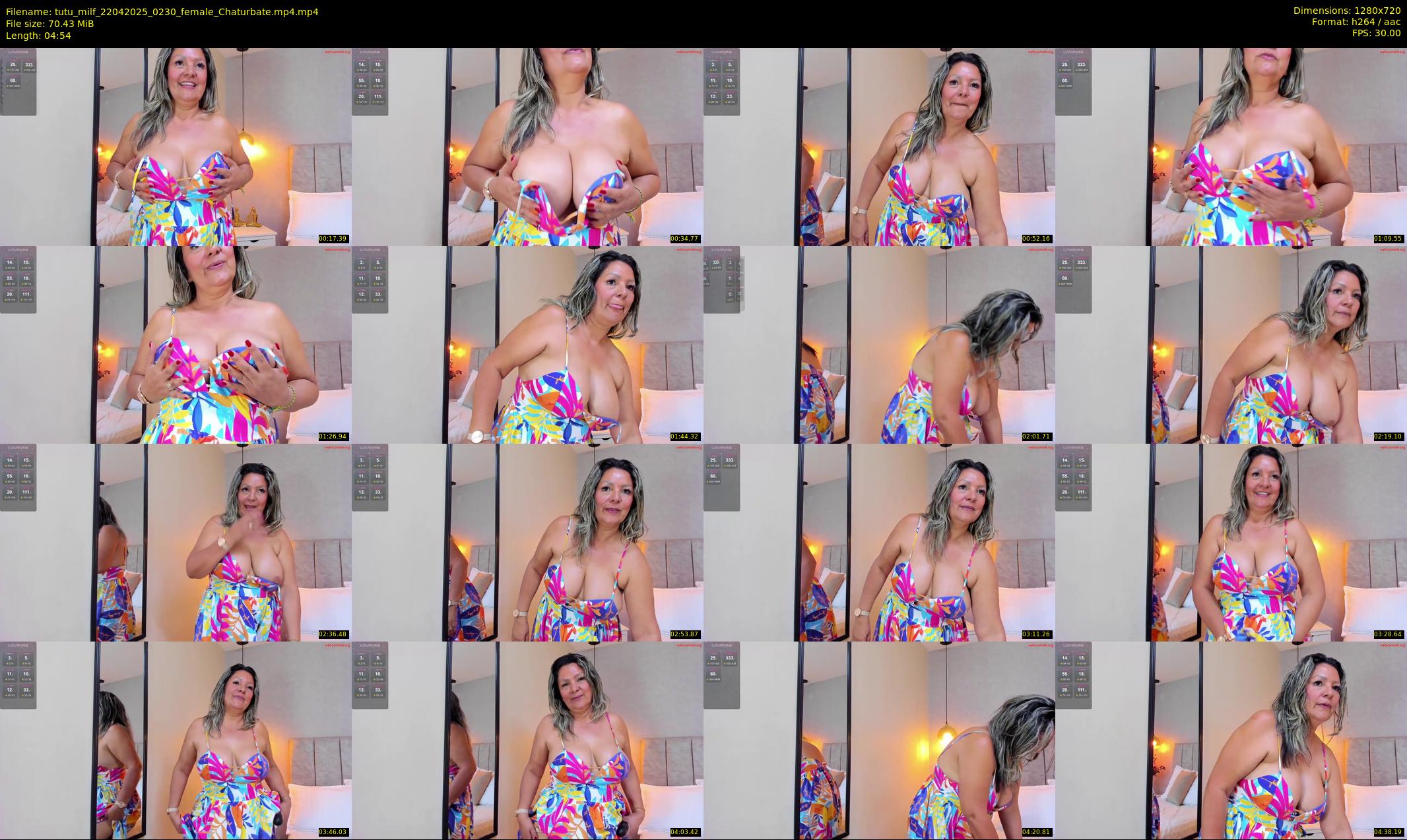 tutu_milf — 5 minute Chaturbate female cam show recording, 720p, Apr 22, 2025