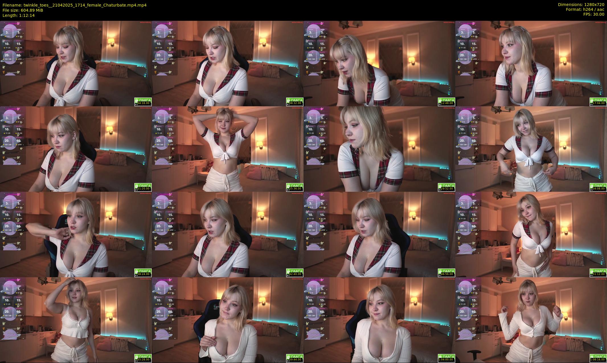 twinkle_toes_ — 73 minute Chaturbate female cam show recording, 720p, Apr 21, 2025