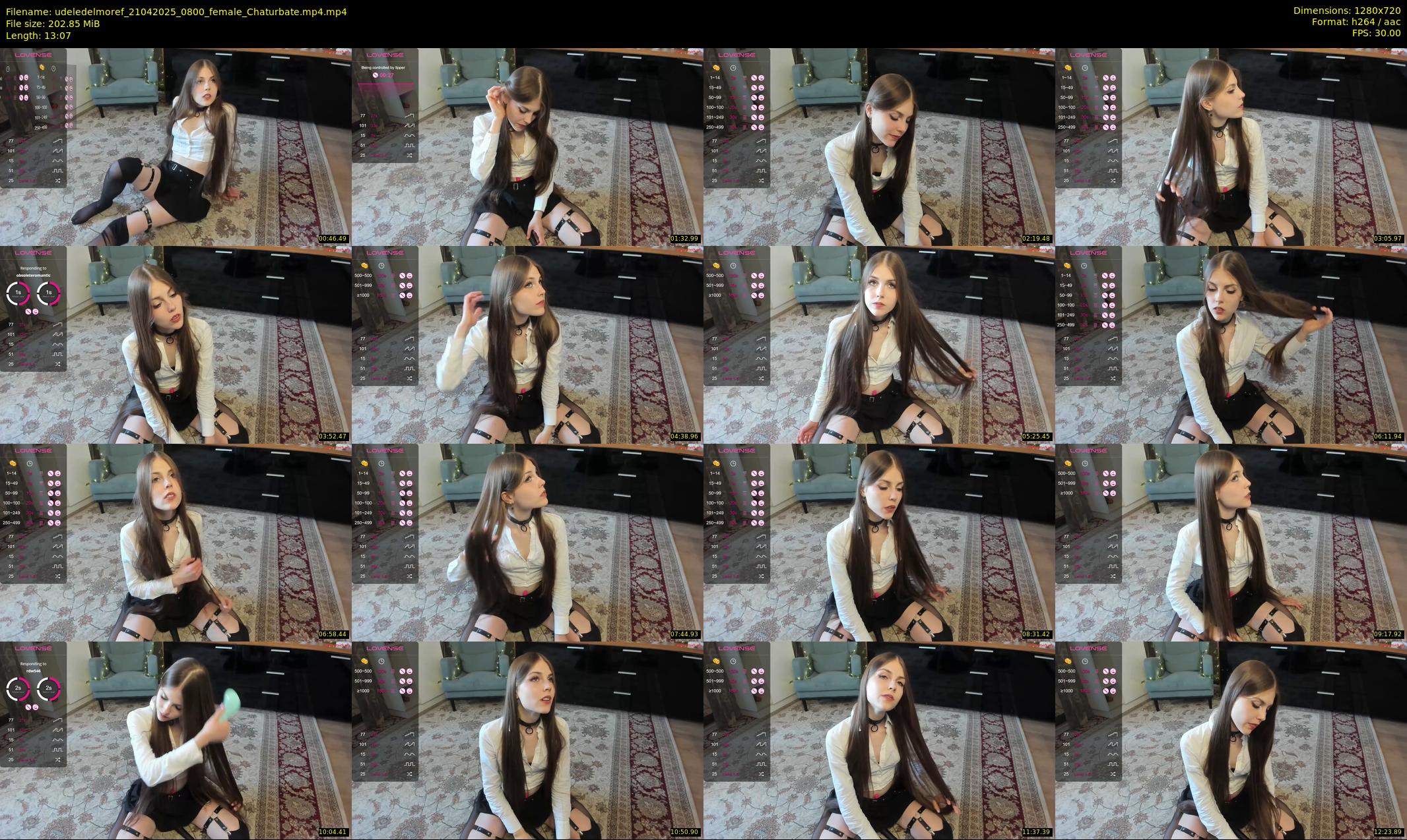 udeledelmoref — 14 minute Chaturbate female cam show recording, 720p, Apr 21, 2025