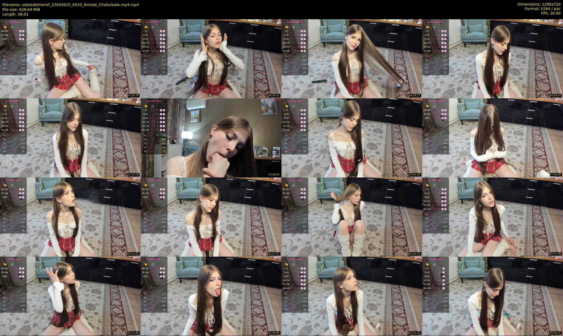udeledelmoref — 39 minute Chaturbate female cam show recording, 720p, Apr 22, 2025