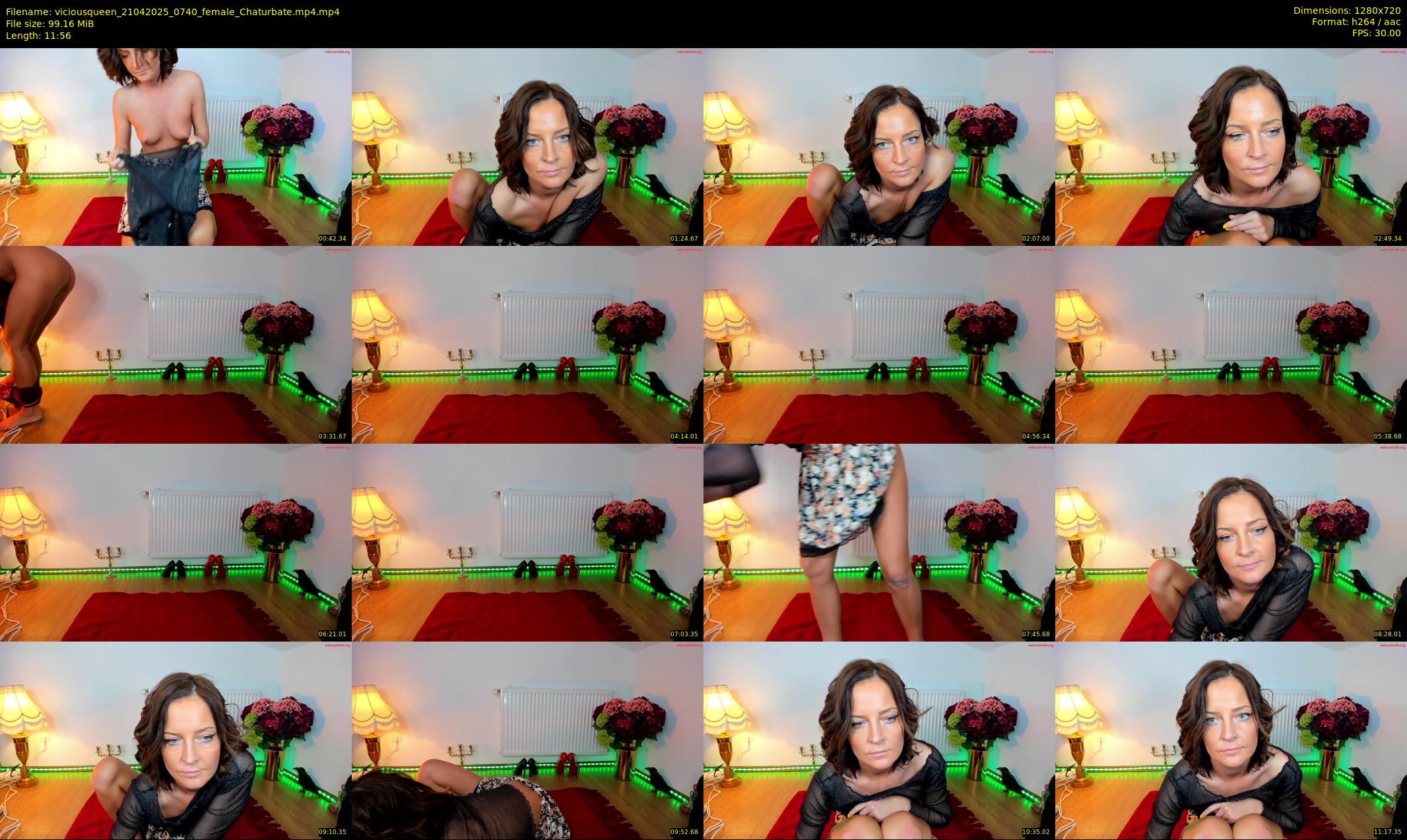 viciousqueen — 12 minute Chaturbate female cam show recording, 720p, Apr 21, 2025