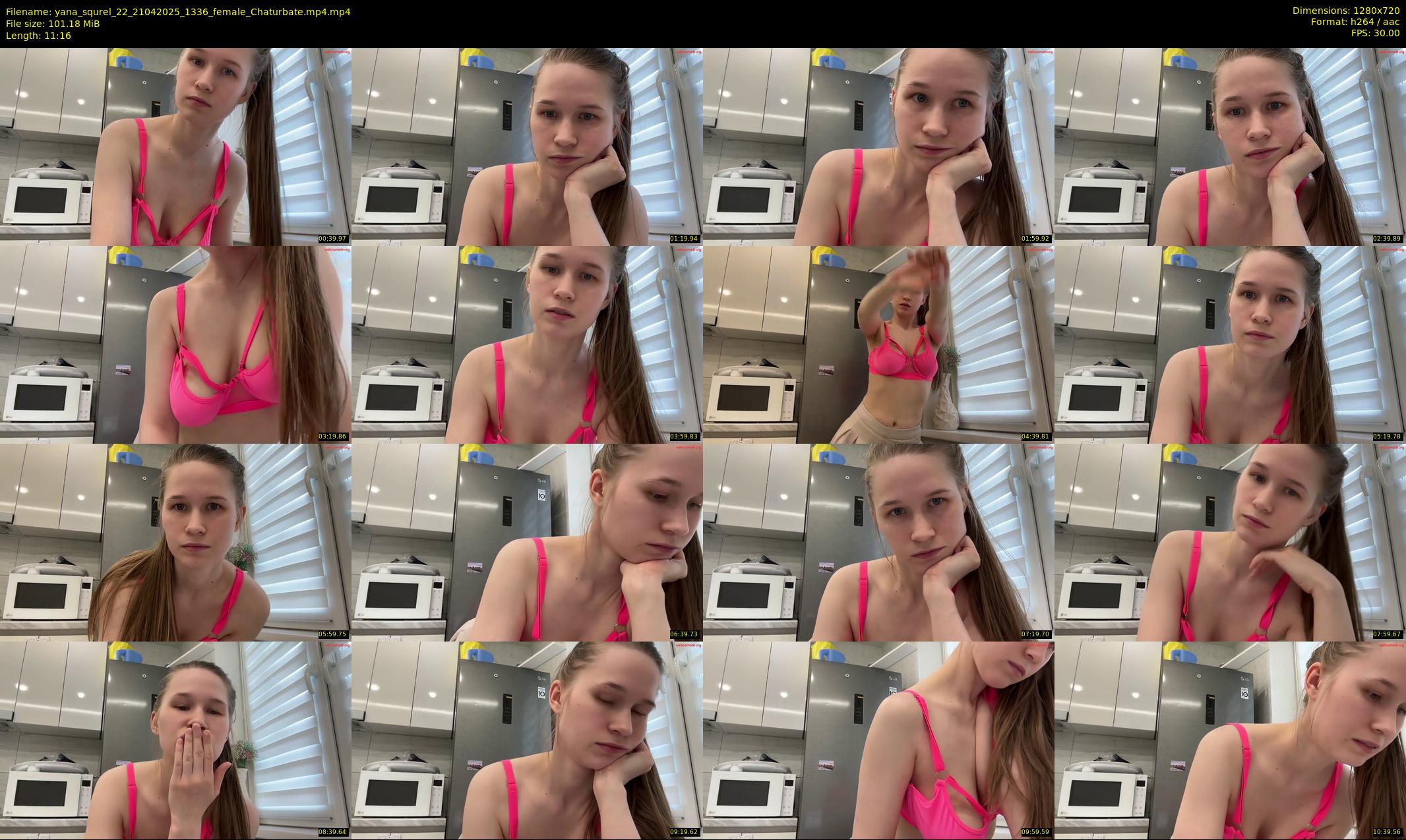 yana_squrel_22 — 12 minute Chaturbate female cam show recording, 720p, Apr 21, 2025
