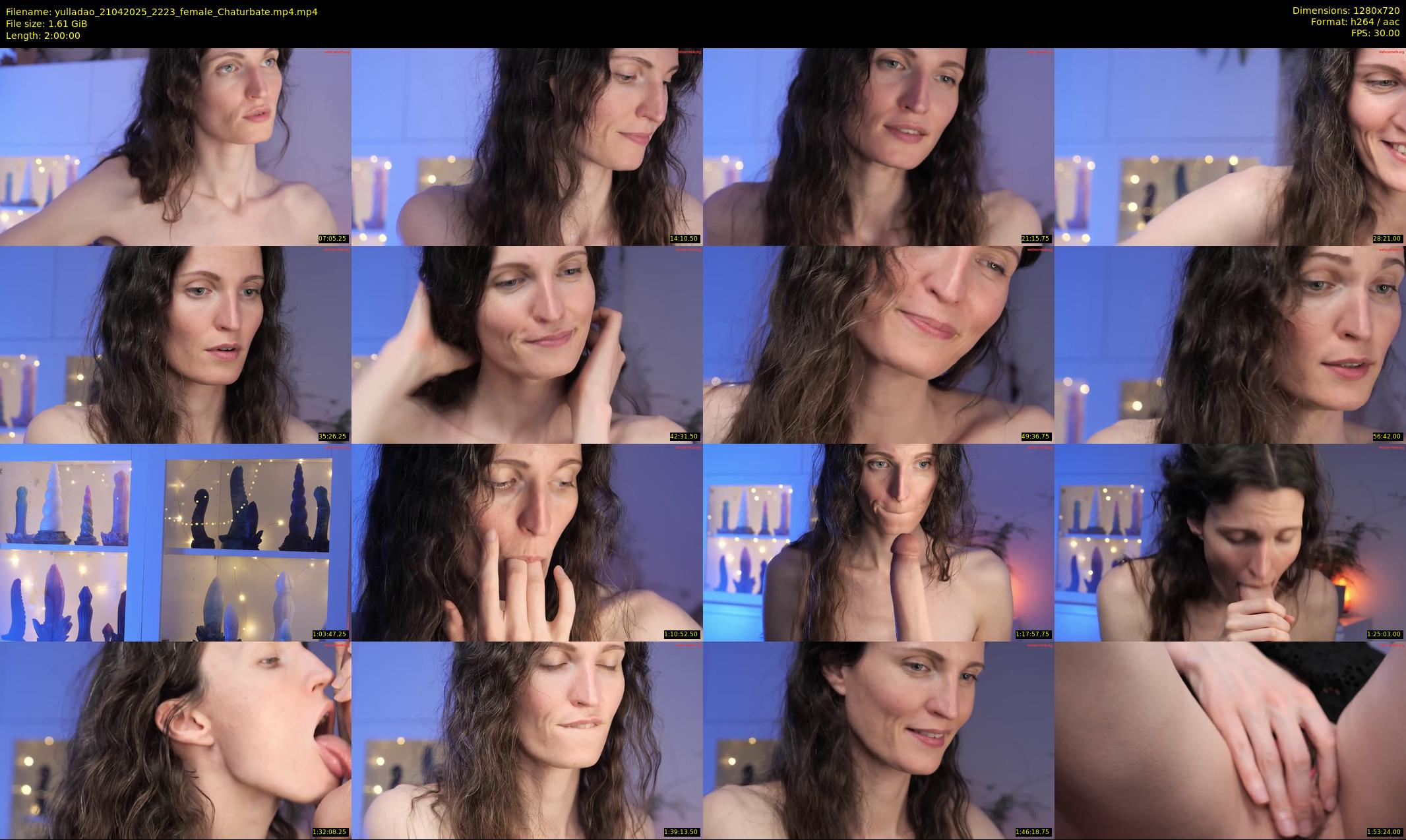 yulladao — 120 minute Chaturbate female cam show recording, 720p, Apr 21, 2025