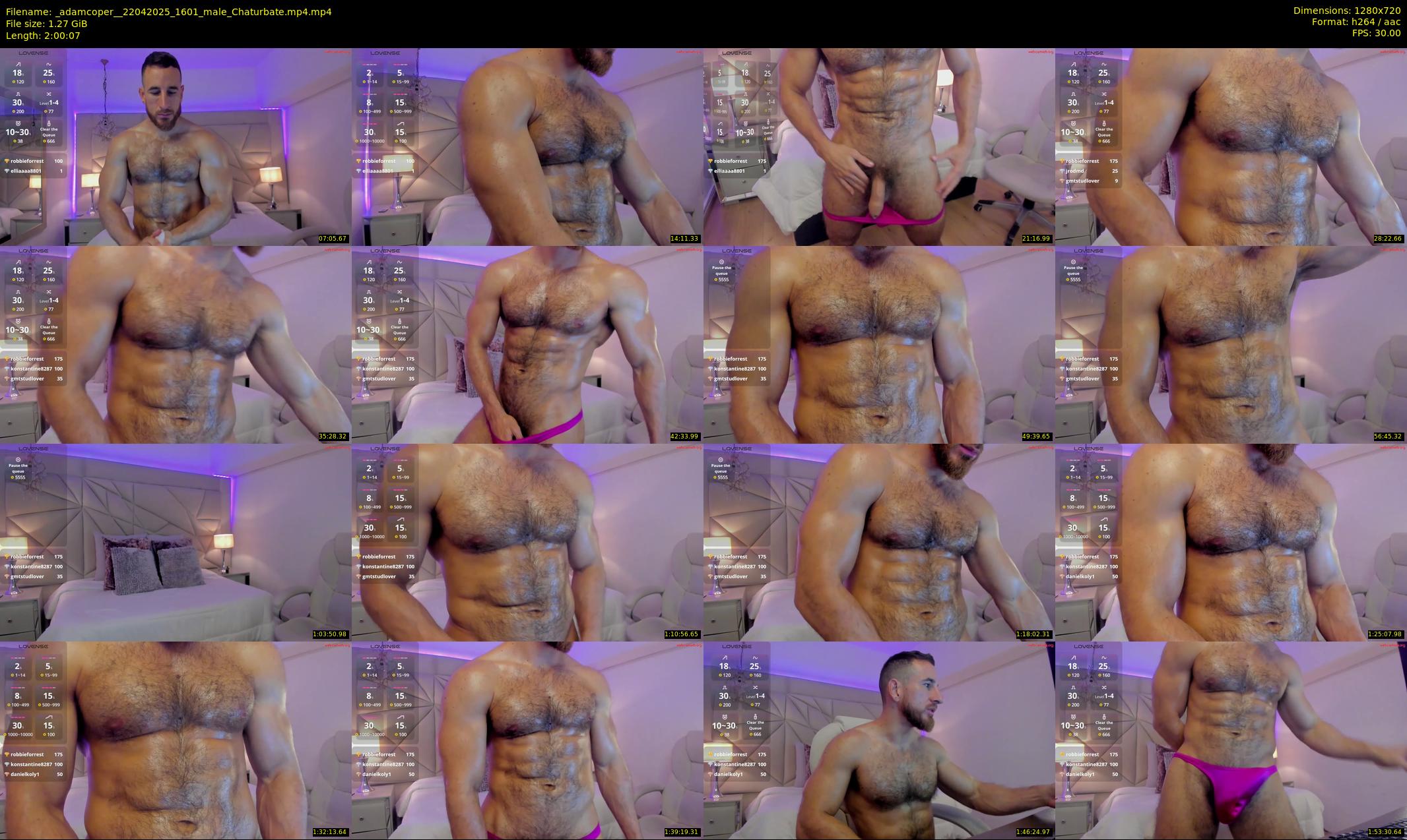 _adamcoper_ — 121 minute Chaturbate male cam show recording, 720p, Apr 22, 2025