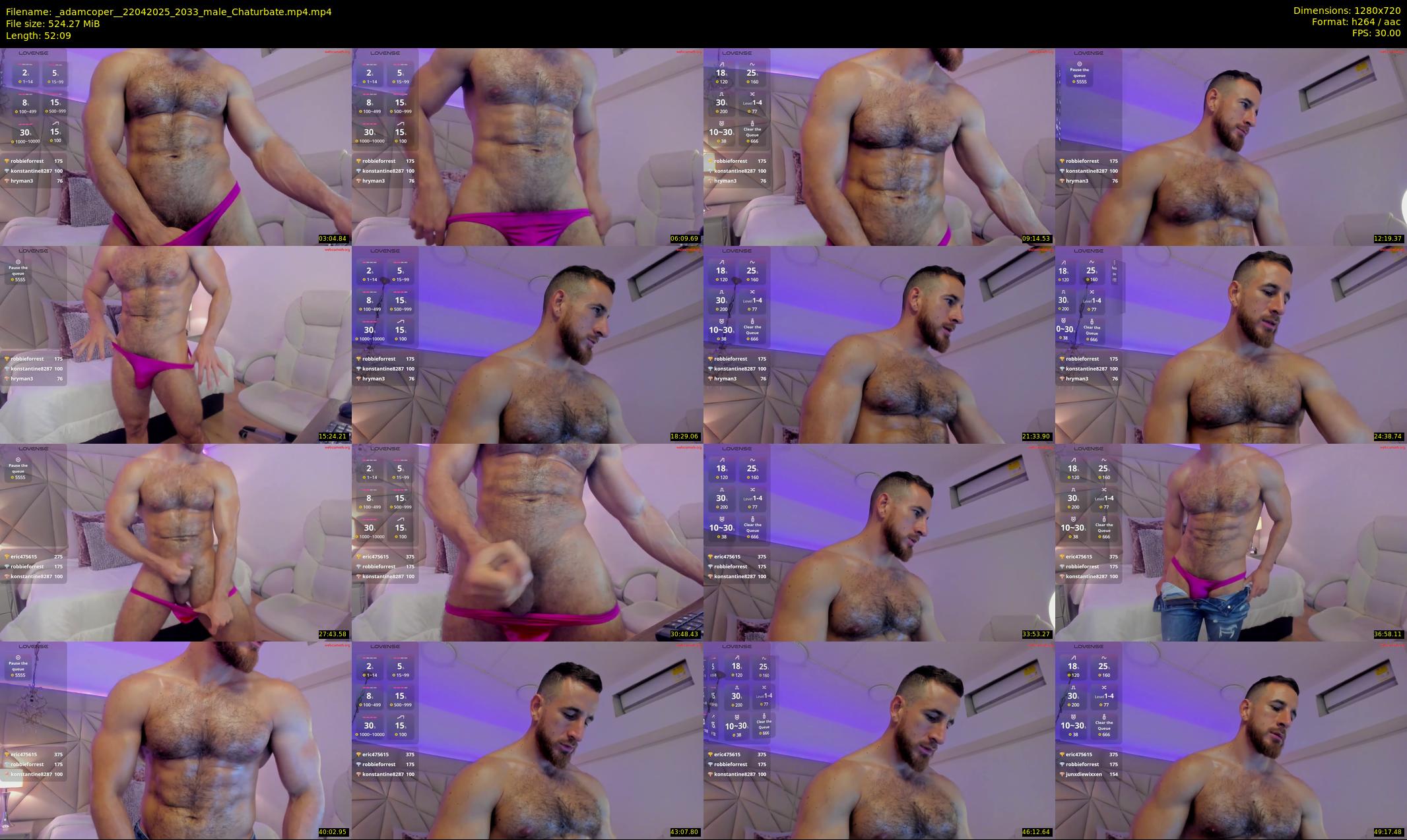 _adamcoper_ — 53 minute Chaturbate male cam show recording, 720p, Apr 22, 2025