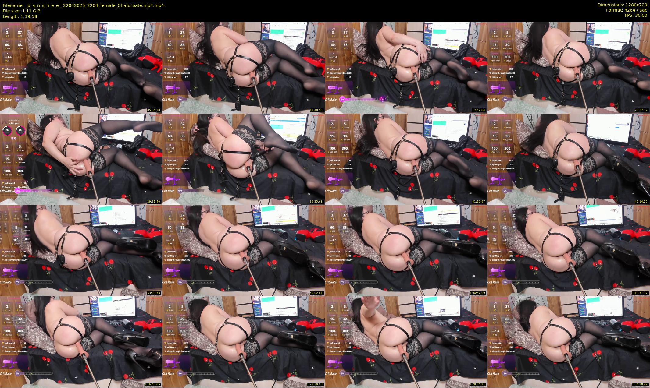 _b_a_n_s_h_e_e_ — 100 minute Chaturbate female cam show recording, 720p, Apr 22, 2025