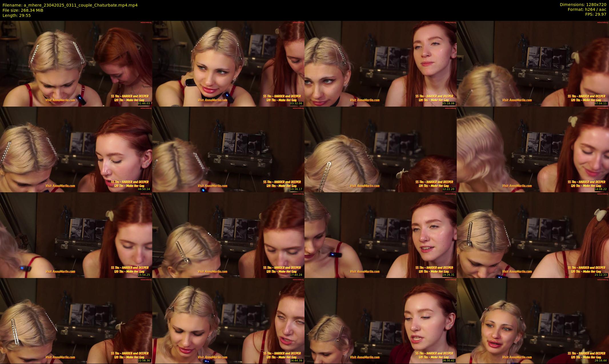 a_mhere — 30 minute Chaturbate couple cam show recording, 720p, Apr 23, 2025