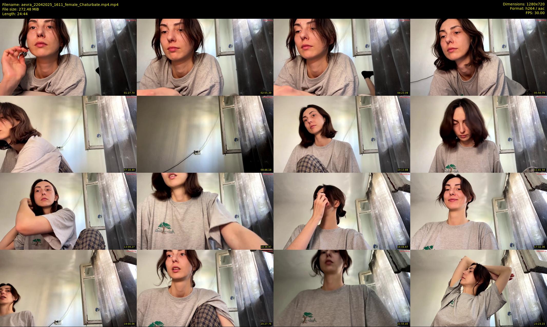 aevra — 25 minute Chaturbate female cam show recording, 720p, Apr 22, 2025