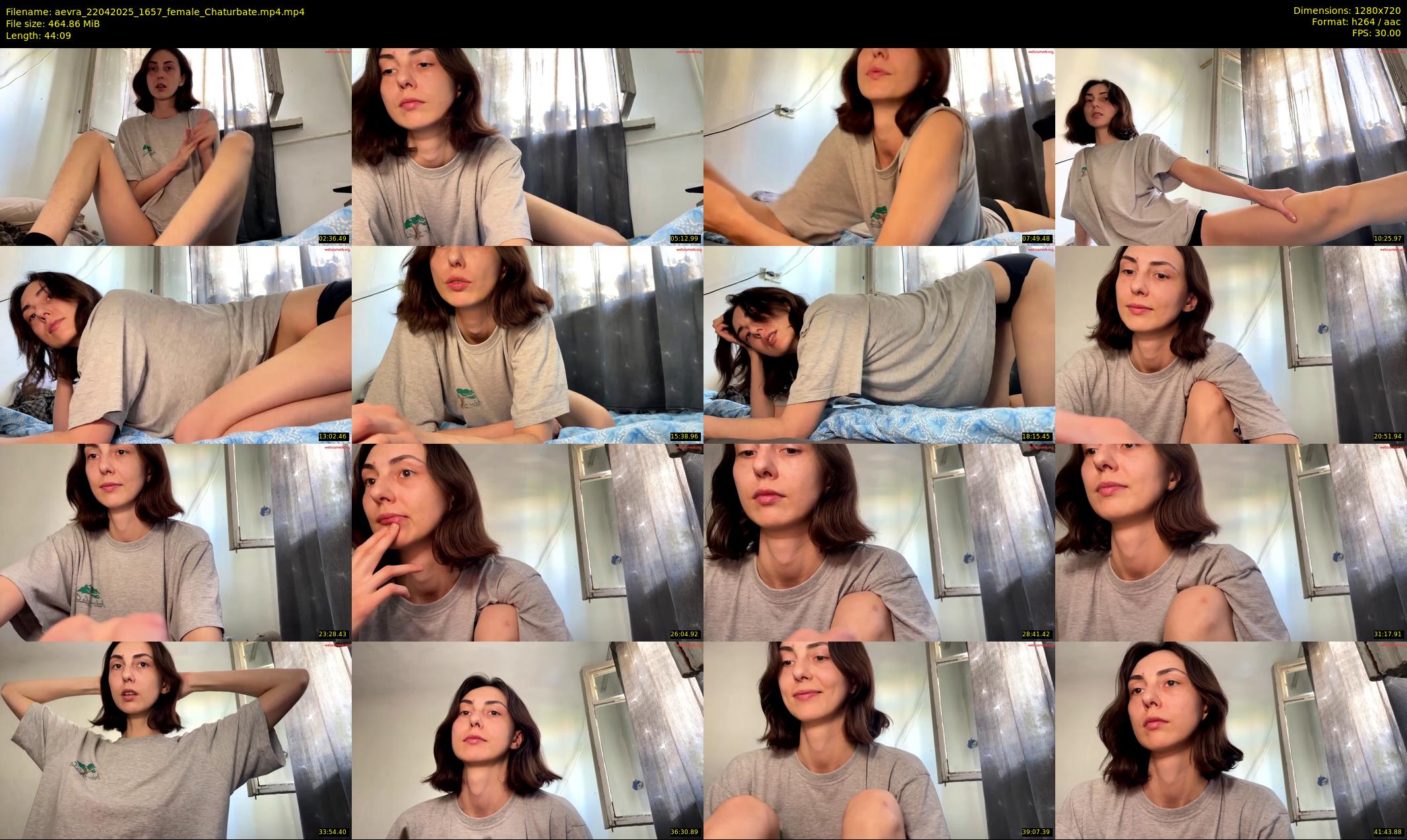 aevra — 45 minute Chaturbate female cam show recording, 720p, Apr 22, 2025