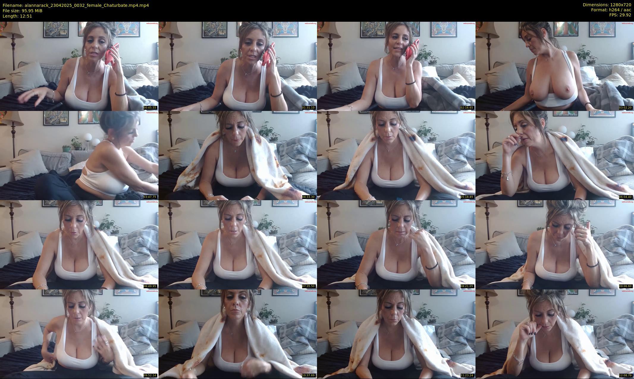 alannarack — 13 minute Chaturbate female cam show recording, 720p, Apr 23, 2025