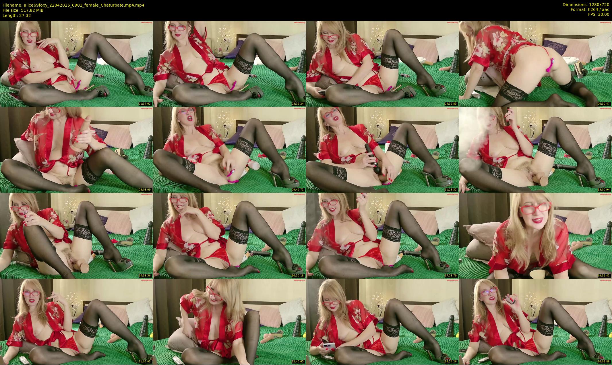 alice69foxy — 28 minute Chaturbate female cam show recording, 720p, Apr 22, 2025