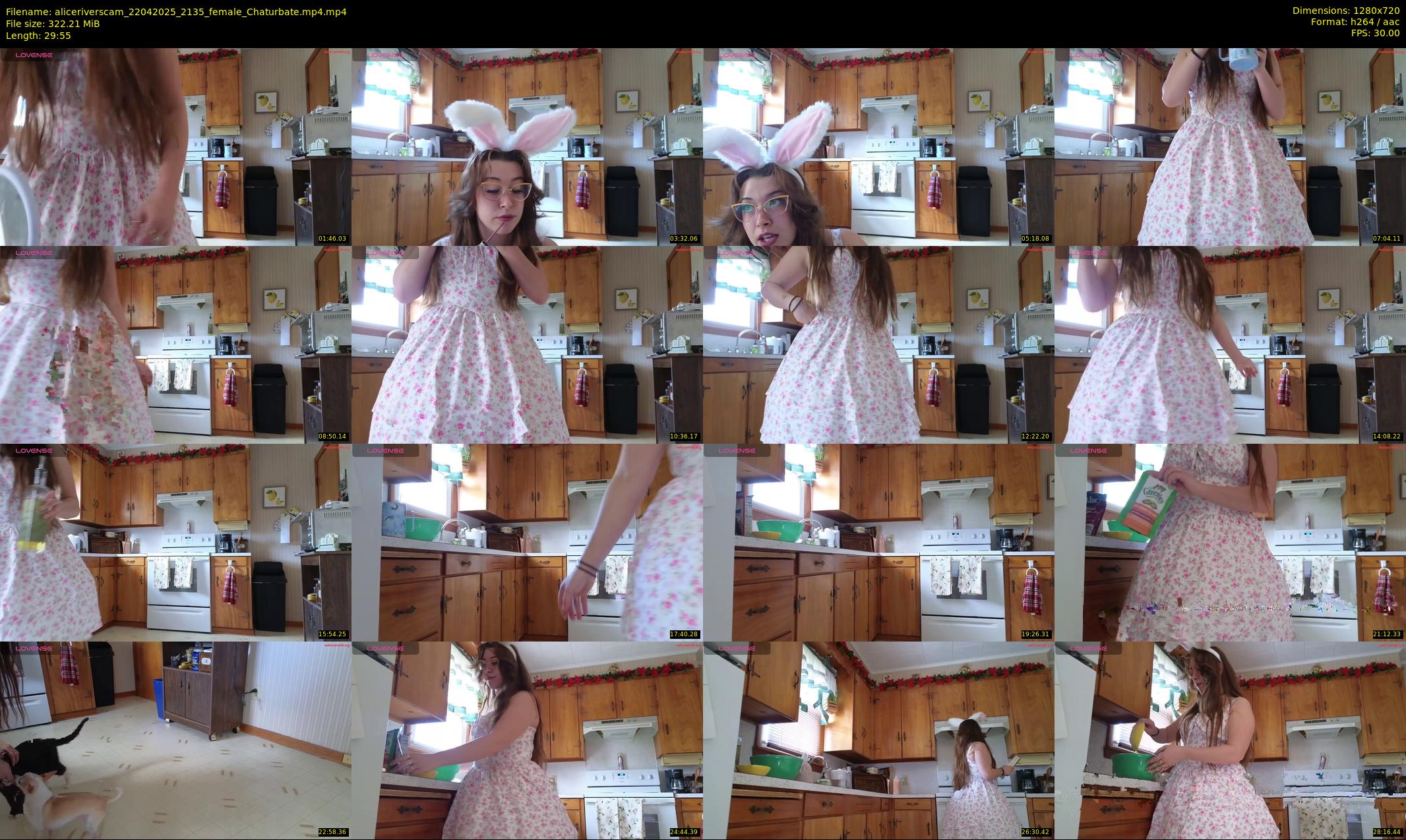 aliceriverscam — 30 minute Chaturbate female cam show recording, 720p, Apr 22, 2025