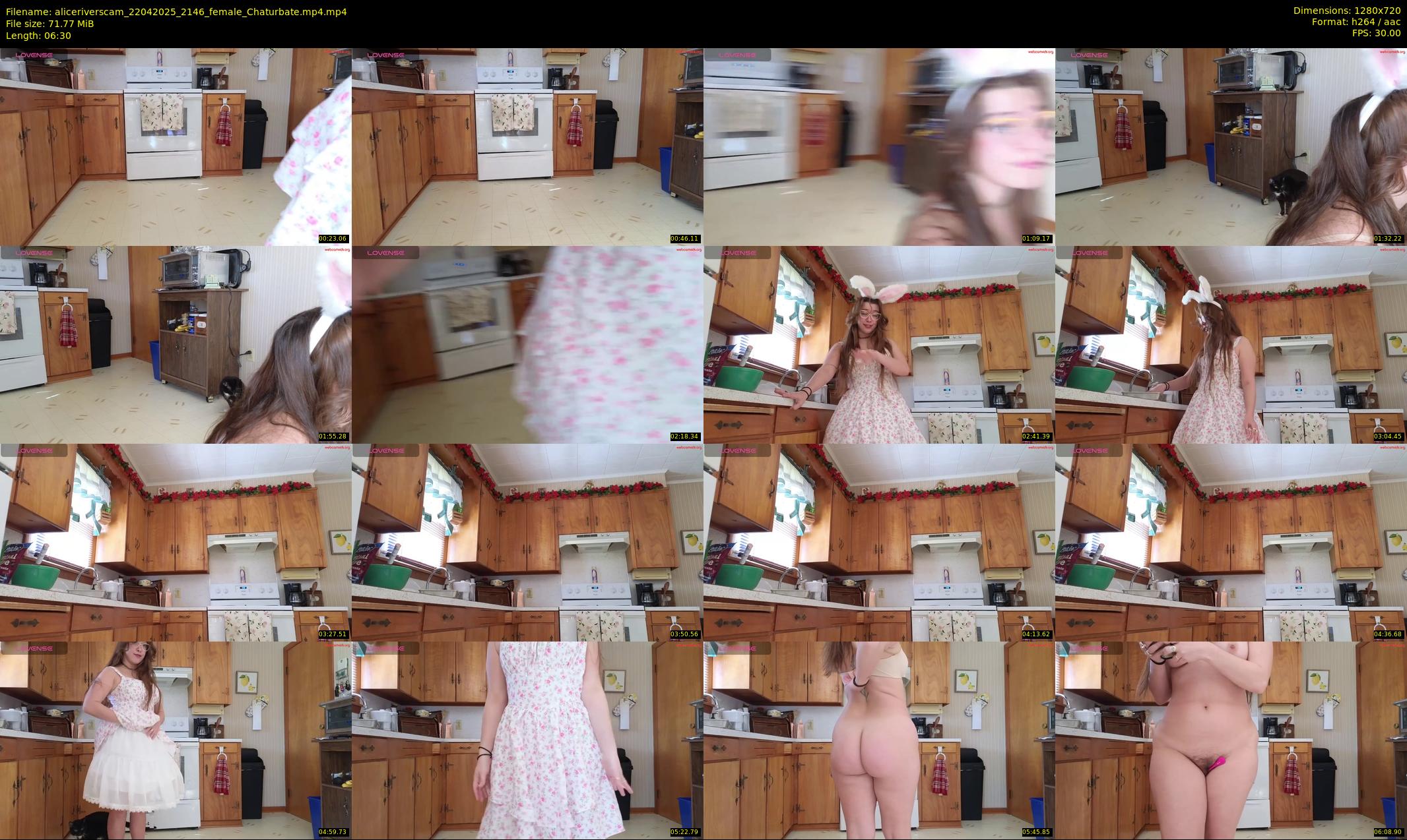 aliceriverscam — 7 minute Chaturbate female cam show recording, 720p, Apr 22, 2025