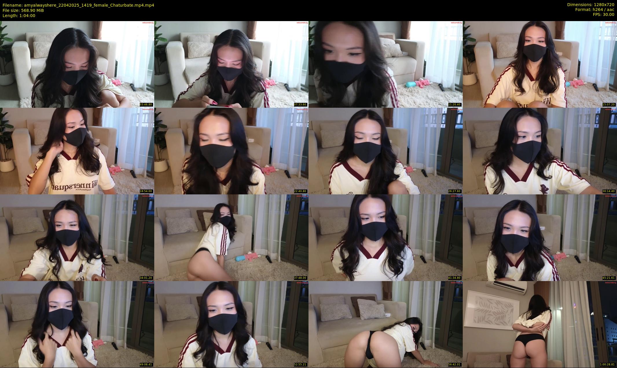 amyalwayshere — 64 minute Chaturbate female cam show recording, 720p, Apr 22, 2025