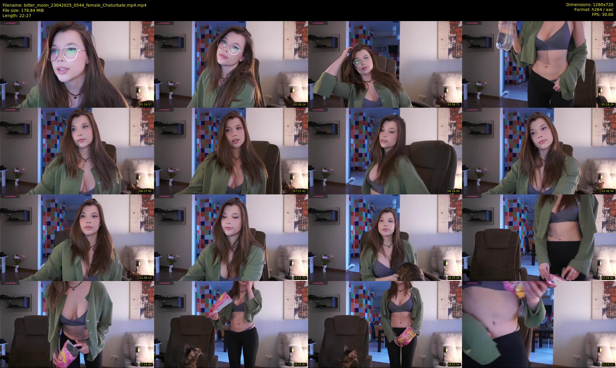 bitter_moon — 23 minute Chaturbate female cam show recording, 720p, Apr 23, 2025