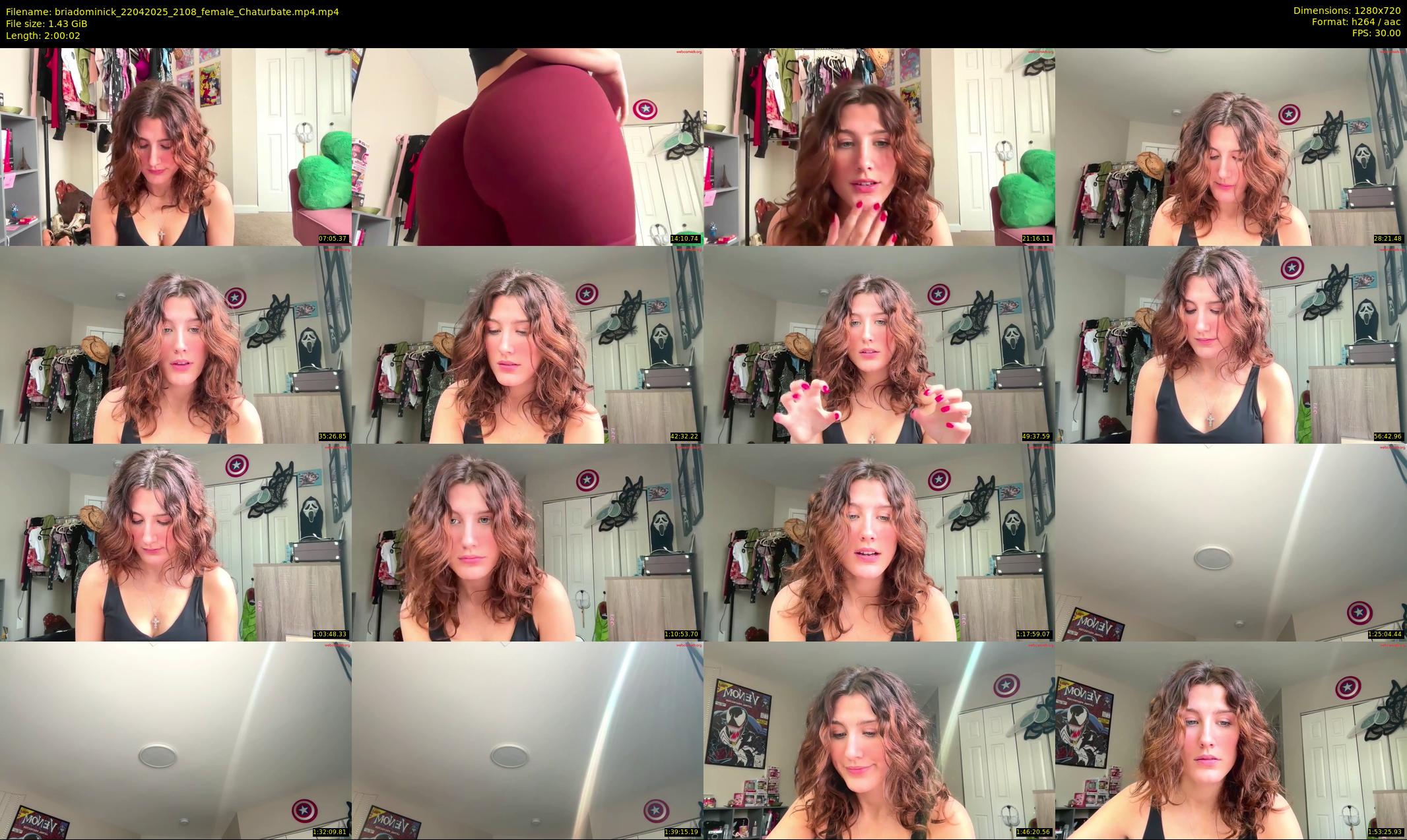 briadominick — 121 minute Chaturbate couple cam show recording, 720p, Apr 22, 2025
