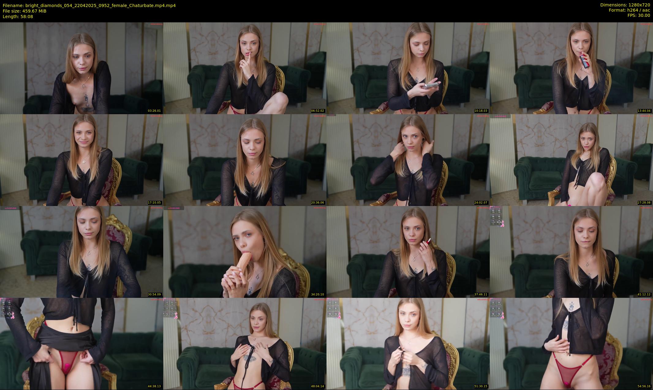 bright_diamonds_054 — 59 minute Chaturbate couple cam show recording, 720p, Apr 22, 2025