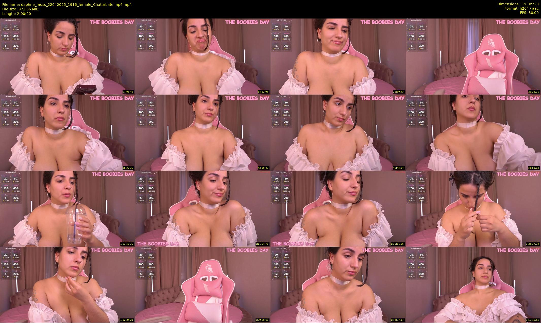 daphne_moss — 121 minute Chaturbate female cam show recording, 720p, Apr 22, 2025