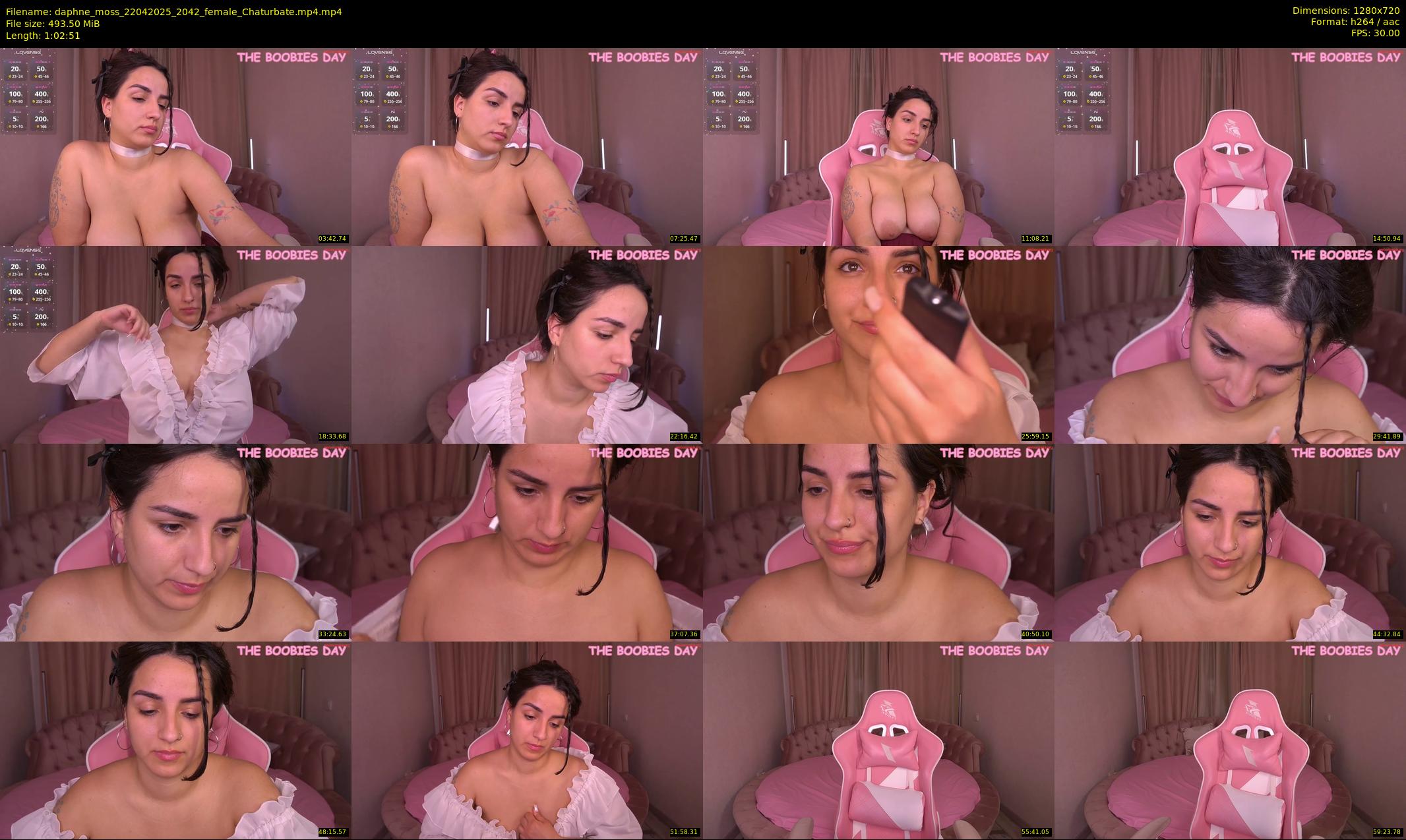 daphne_moss — 63 minute Chaturbate female cam show recording, 720p, Apr 22, 2025