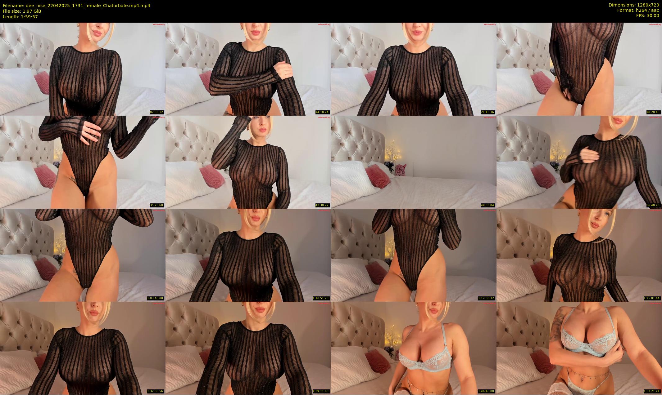dee_nise — 120 minute Chaturbate female cam show recording, 720p, Apr 22, 2025