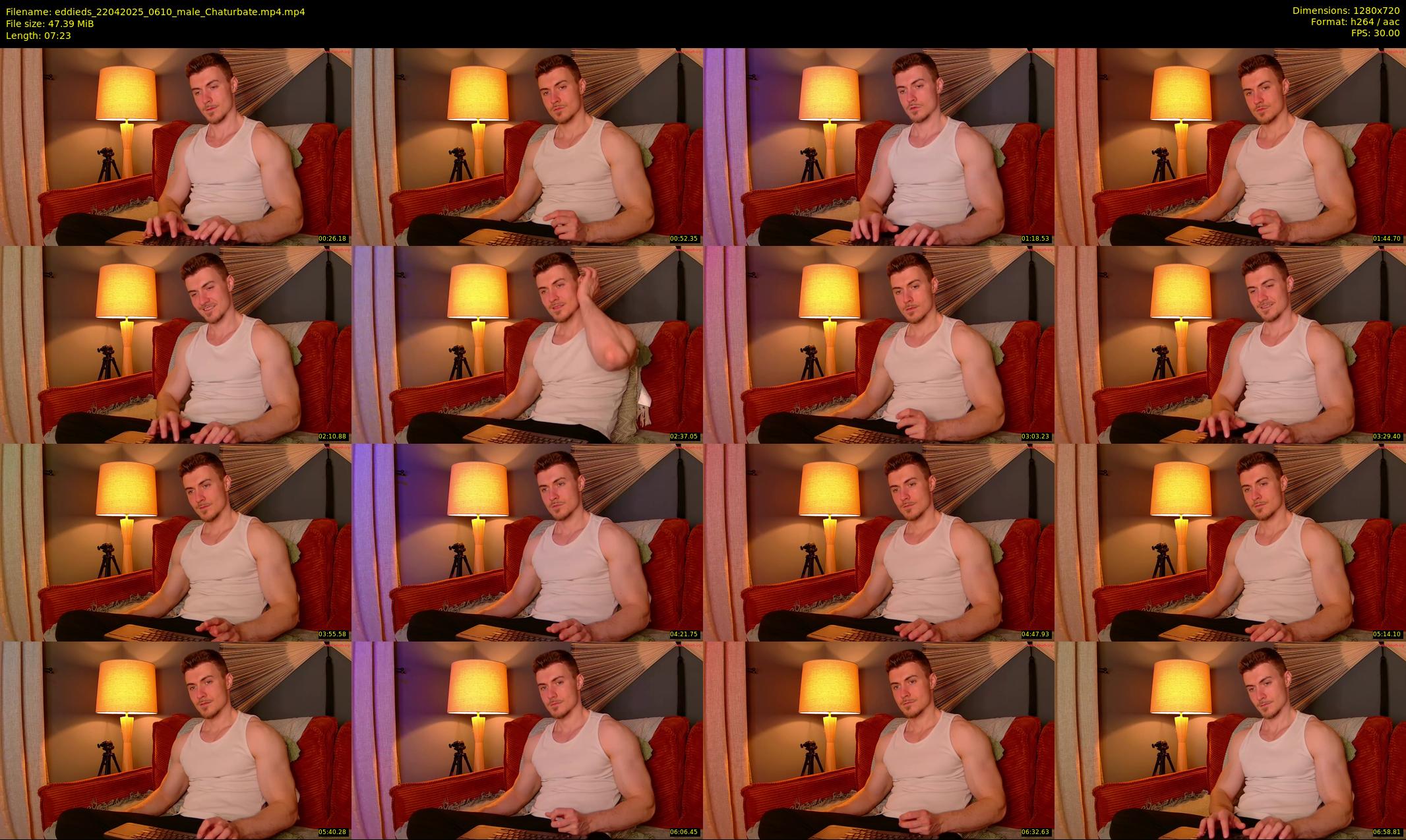 eddieds — 8 minute Chaturbate male cam show recording, 720p, Apr 22, 2025