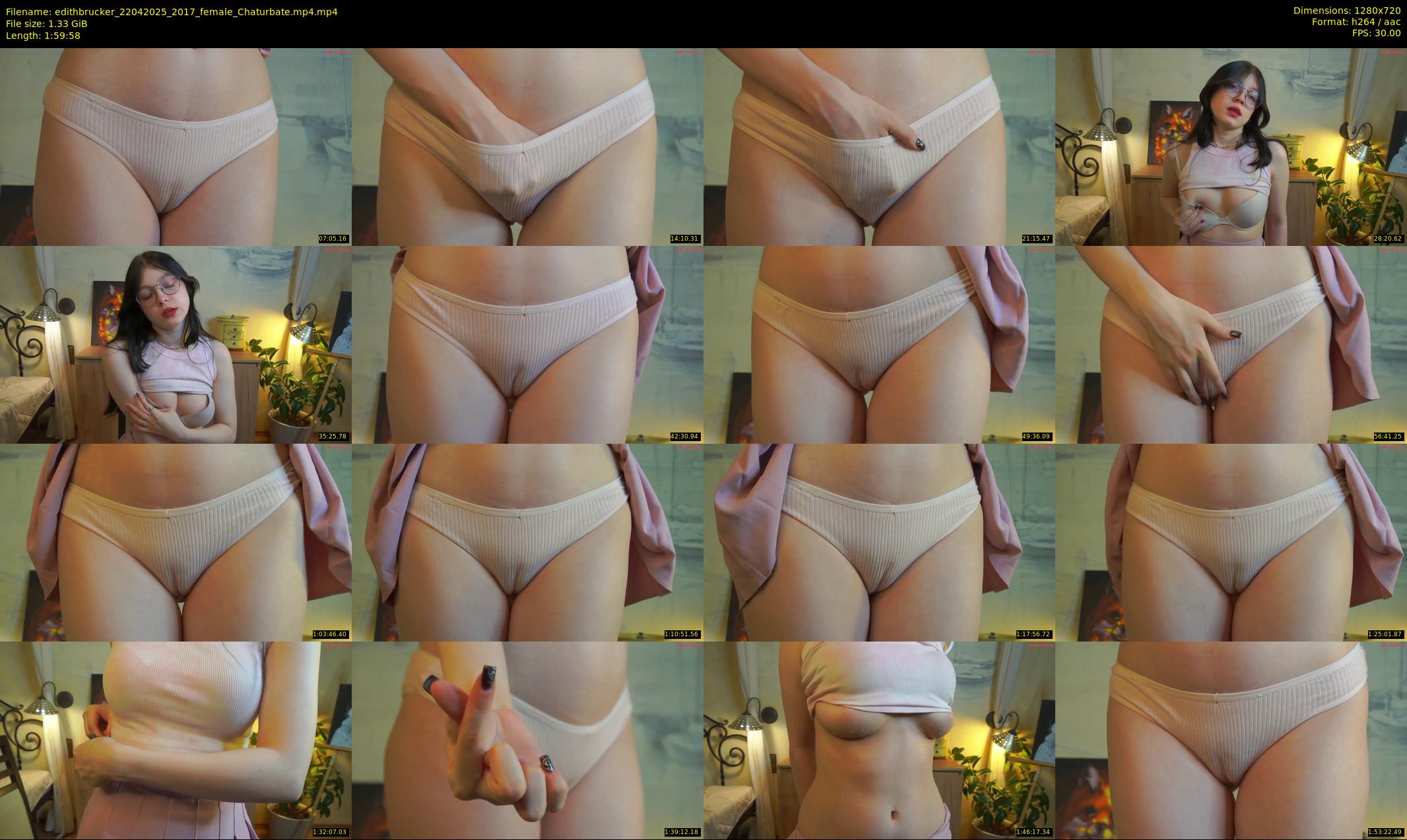 edithbrucker — 120 minute Chaturbate female cam show recording, 720p, Apr 22, 2025