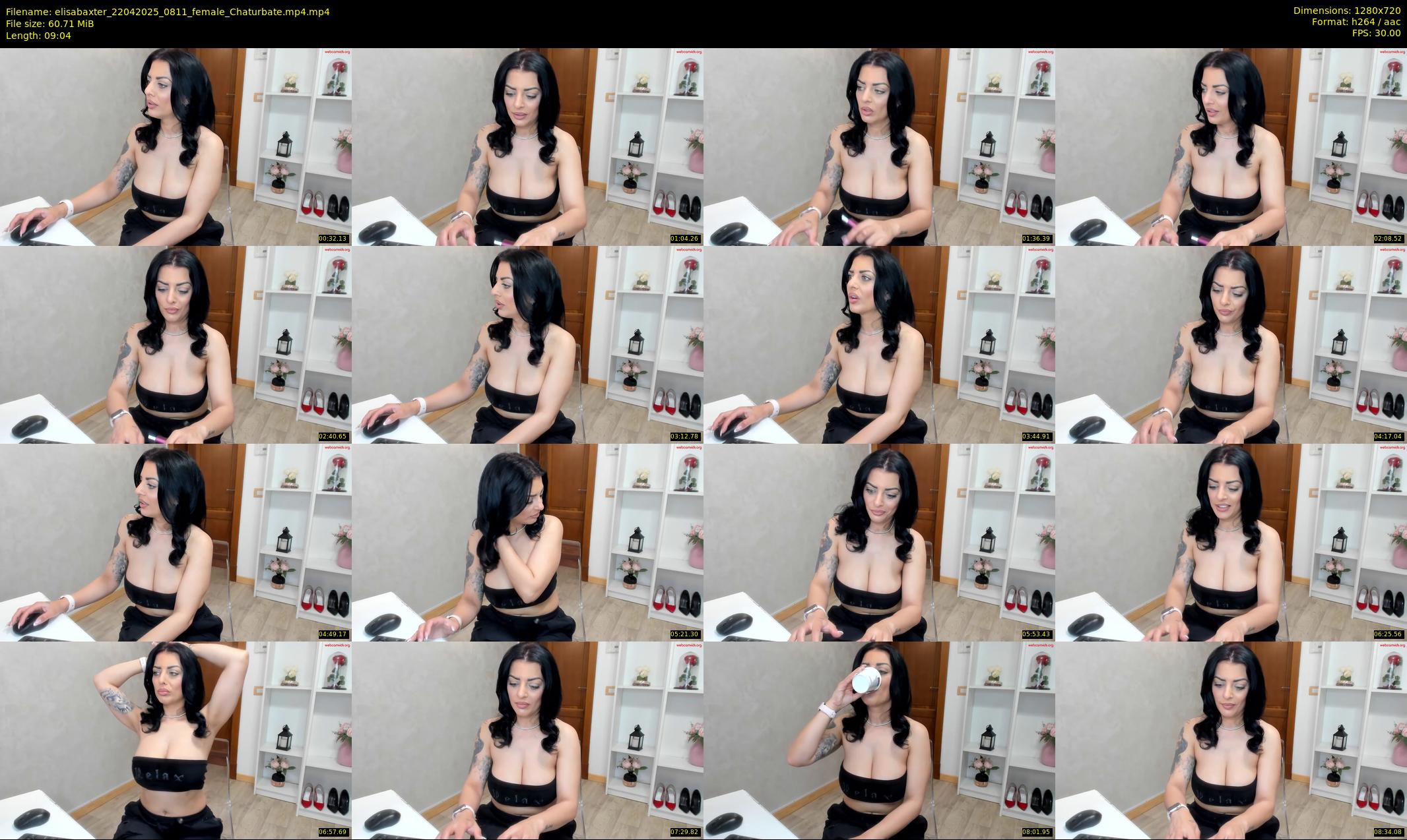 elisabaxter — 10 minute Chaturbate female cam show recording, 720p, Apr 22, 2025