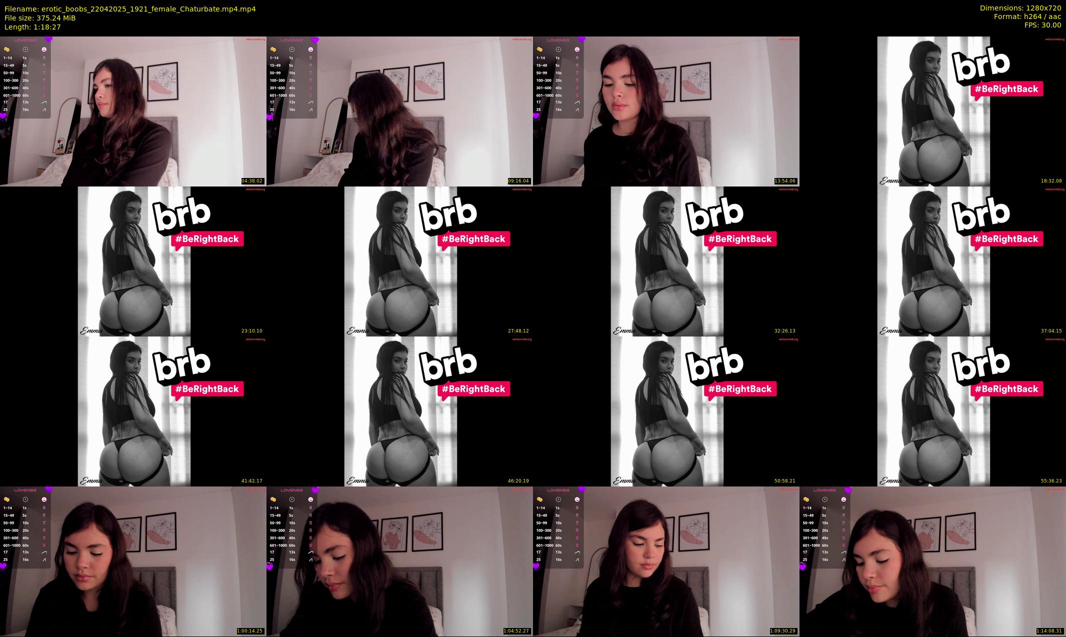 erotic_boobs — 79 minute Chaturbate female cam show recording, 720p, Apr 22, 2025