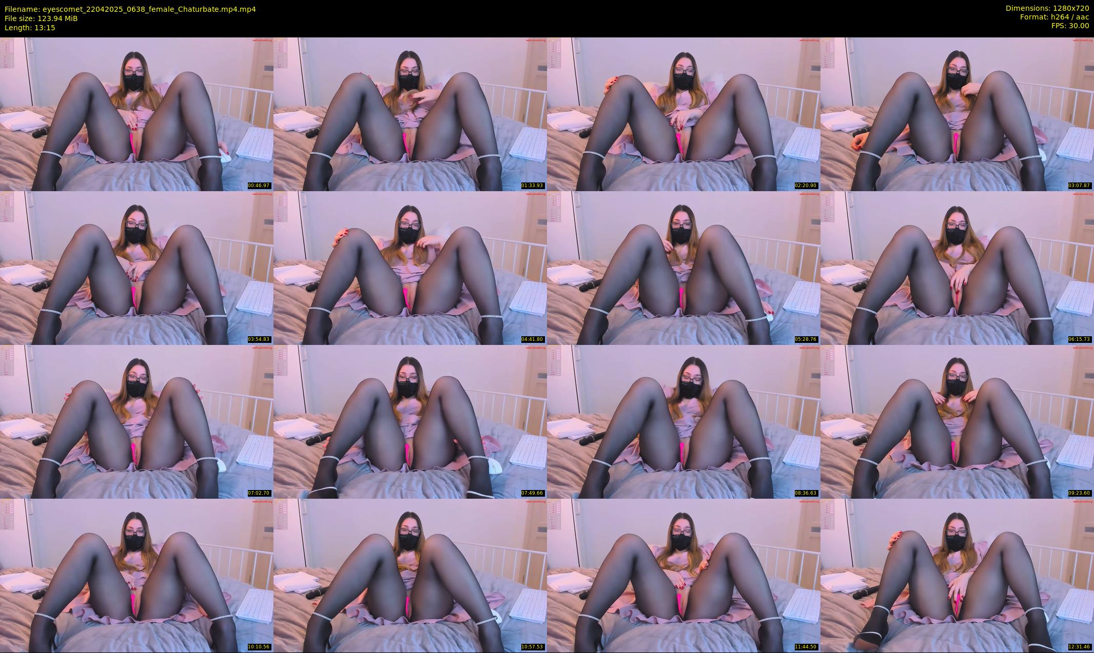eyescomet — 14 minute Chaturbate female cam show recording, 720p, Apr 22, 2025