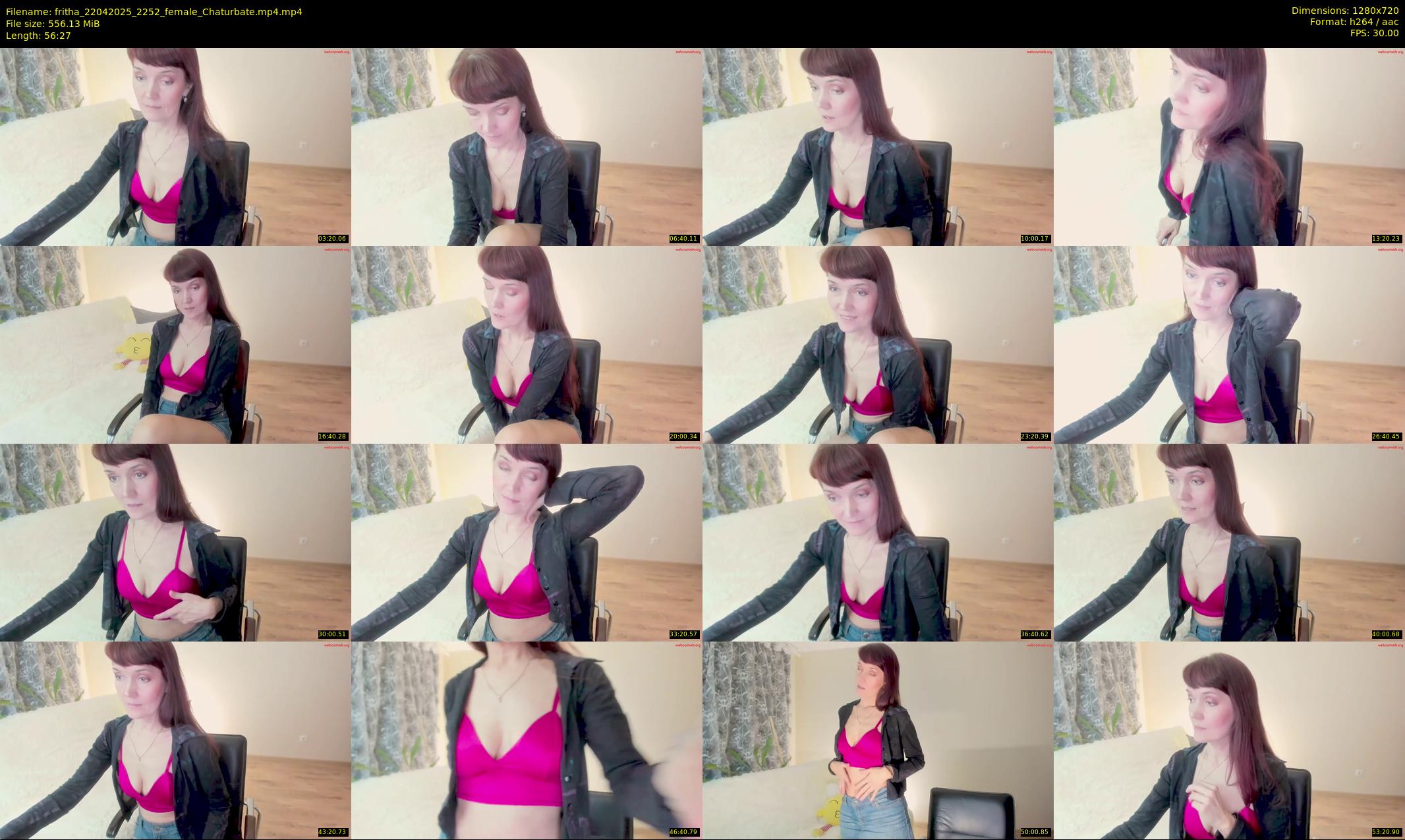 fritha — 57 minute Chaturbate female cam show recording, 720p, Apr 22, 2025