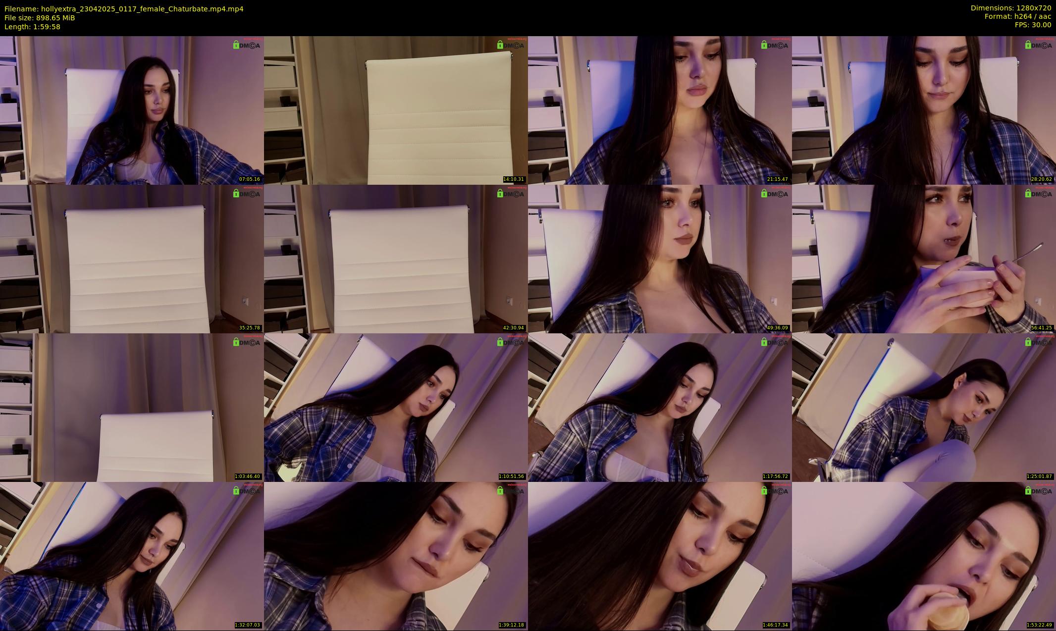 hollyextra — 120 minute Chaturbate female cam show recording, 720p, Apr 23, 2025