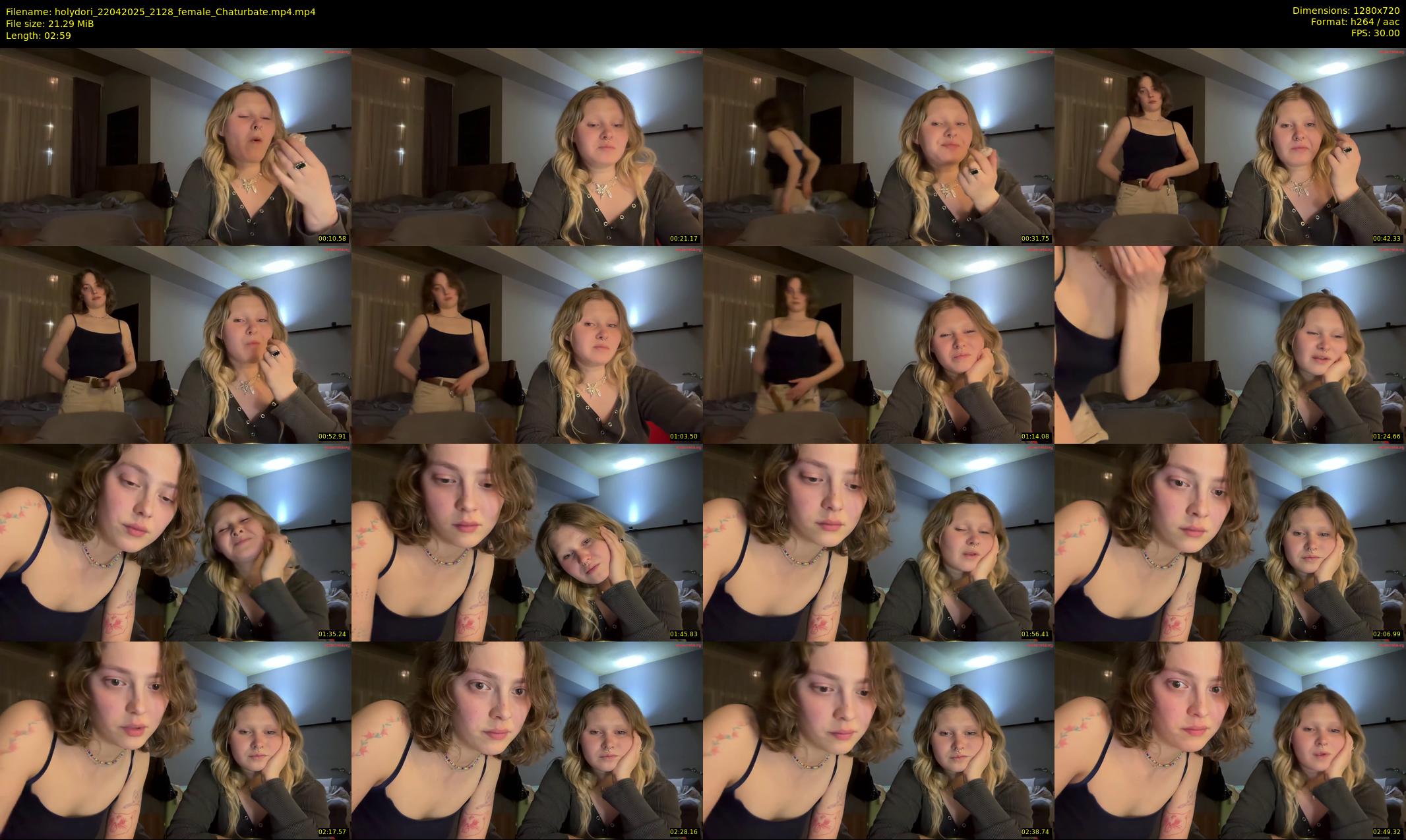 holydori — 3 minute Chaturbate female cam show recording, 720p, Apr 22, 2025