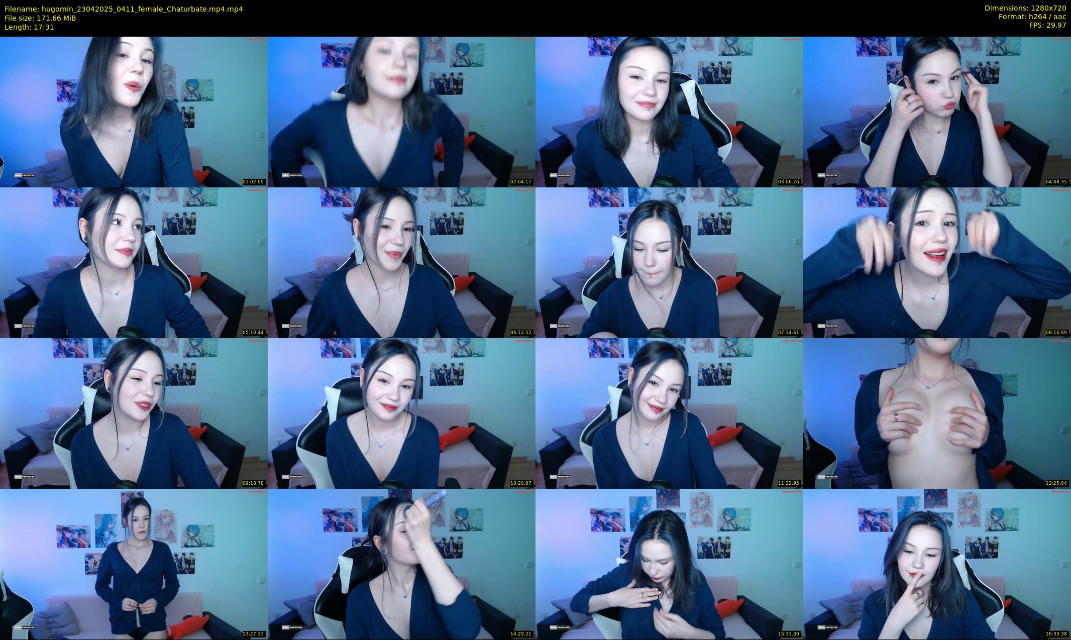hugomin — 18 minute Chaturbate female cam show recording, 720p, Apr 23, 2025