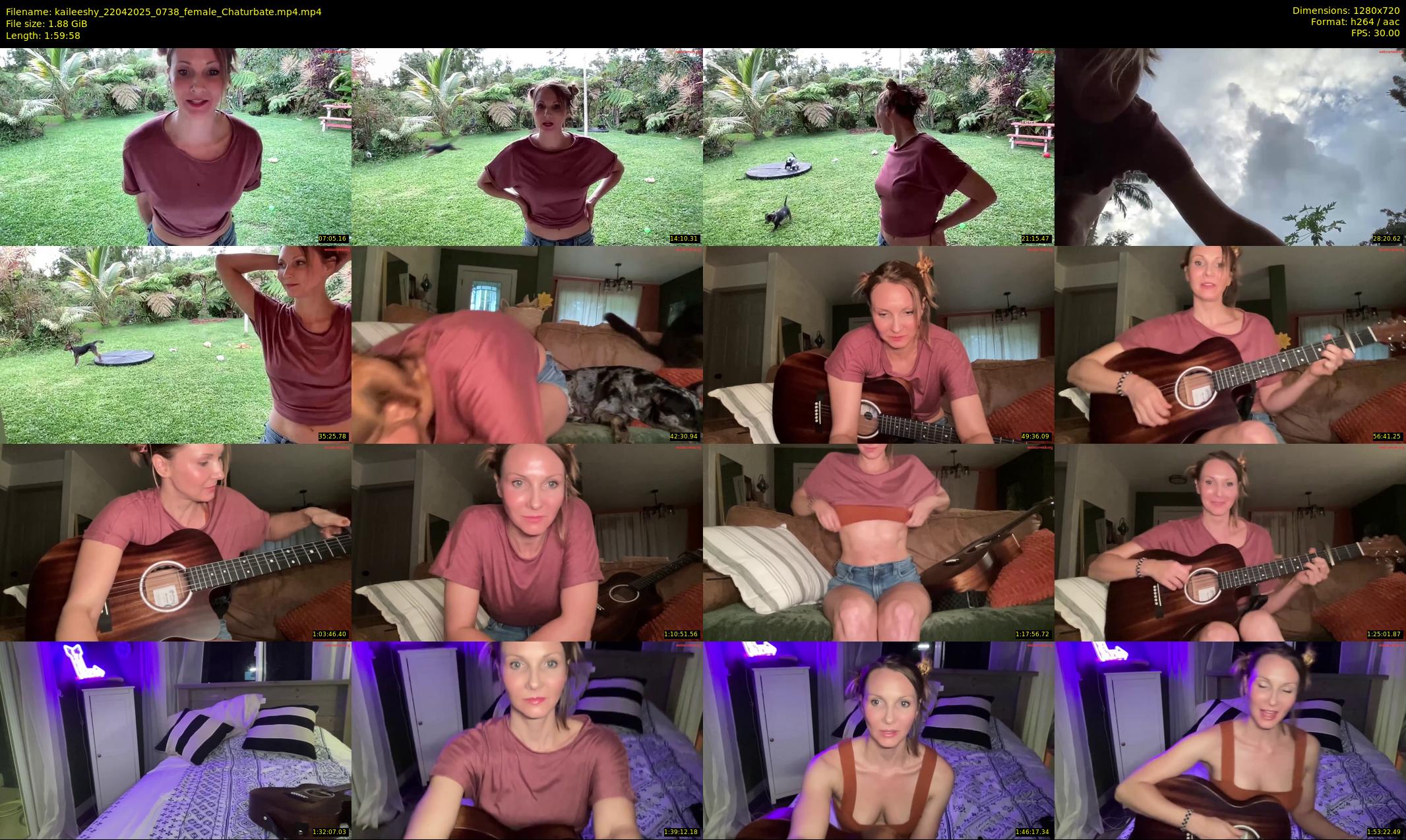 kaileeshy — 120 minute Chaturbate female cam show recording, 720p, Apr 22, 2025