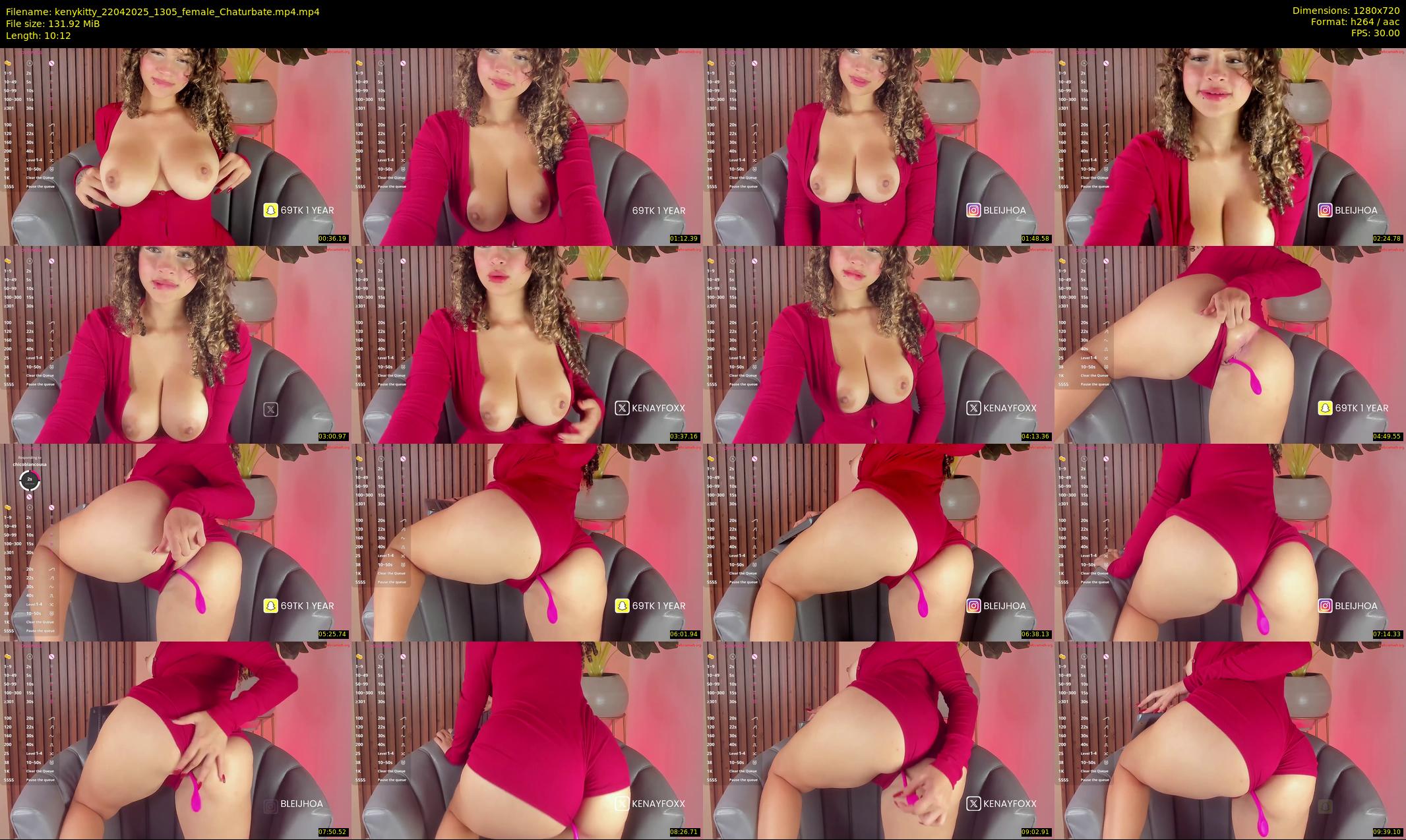 kenykitty — 11 minute Chaturbate female cam show recording, 720p, Apr 22, 2025