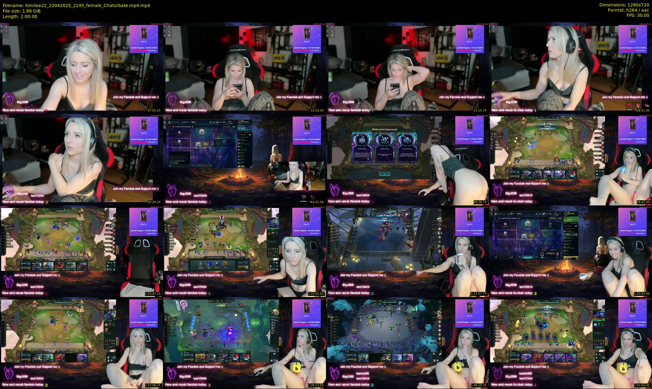 kimilee22 — 120 minute Chaturbate female cam show recording, 720p, Apr 22, 2025