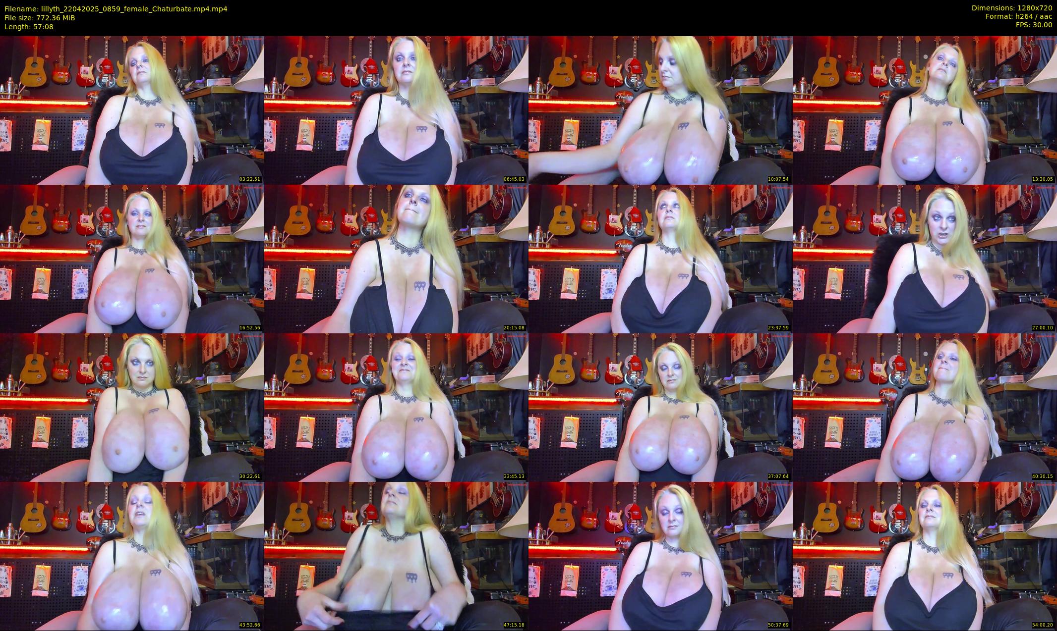 lillyth — 58 minute Chaturbate female cam show recording, 720p, Apr 22, 2025