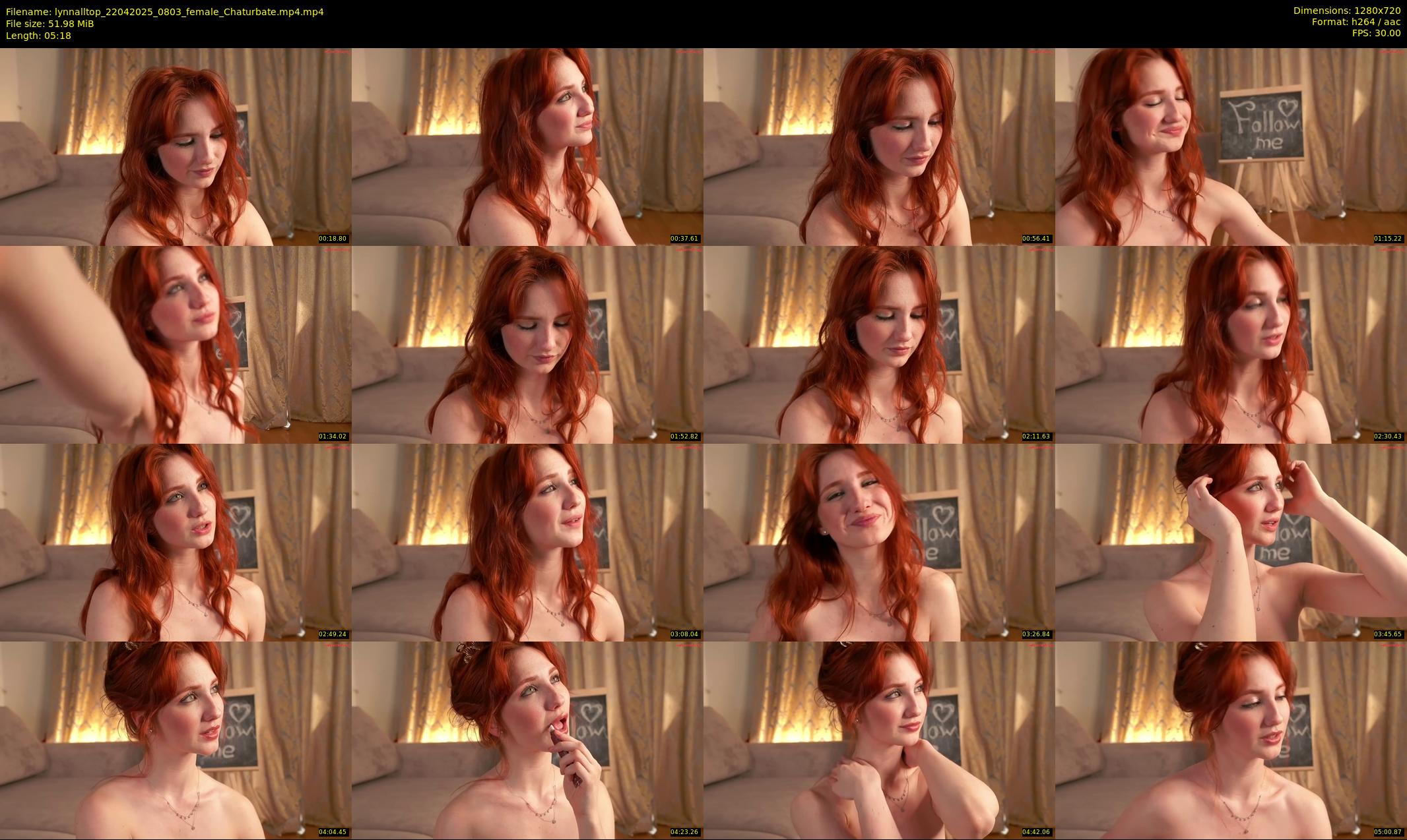 lynnalltop — 6 minute Chaturbate female cam show recording, 720p, Apr 22, 2025