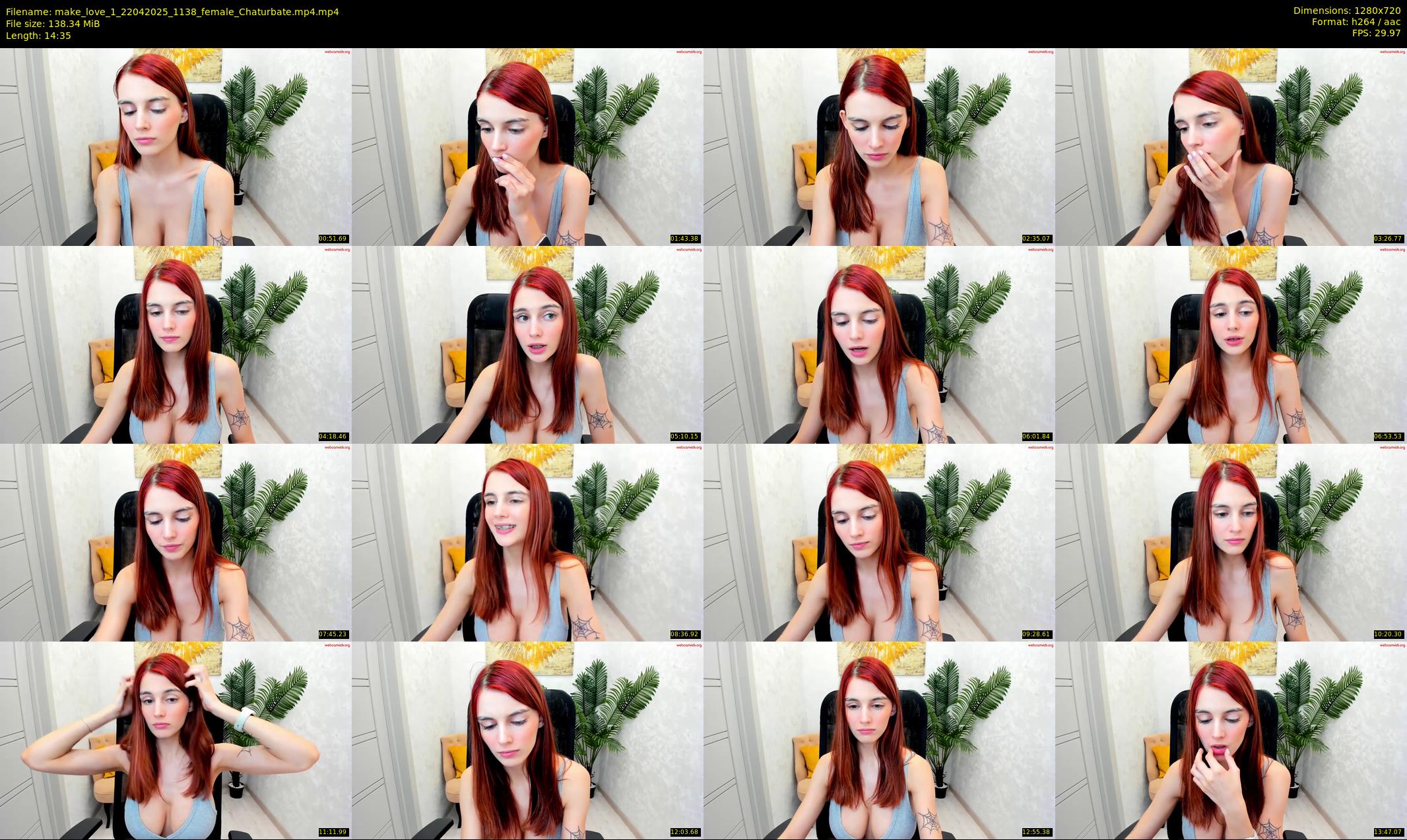 make_love_1 — 15 minute Chaturbate female cam show recording, 720p, Apr 22, 2025