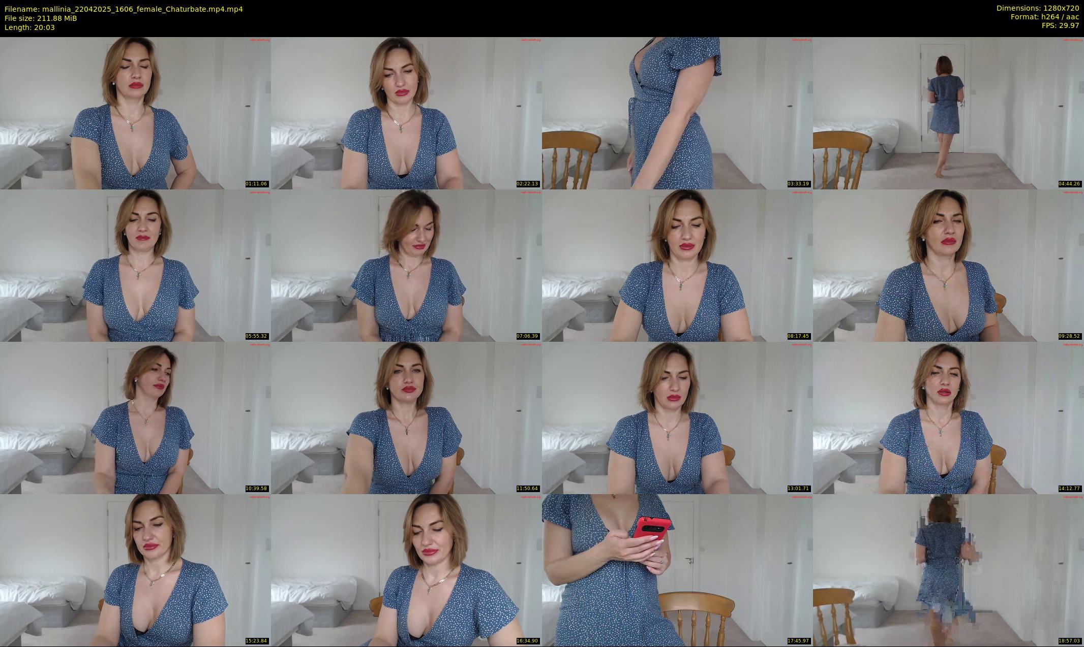 mallinia — 21 minute Chaturbate female cam show recording, 720p, Apr 22, 2025