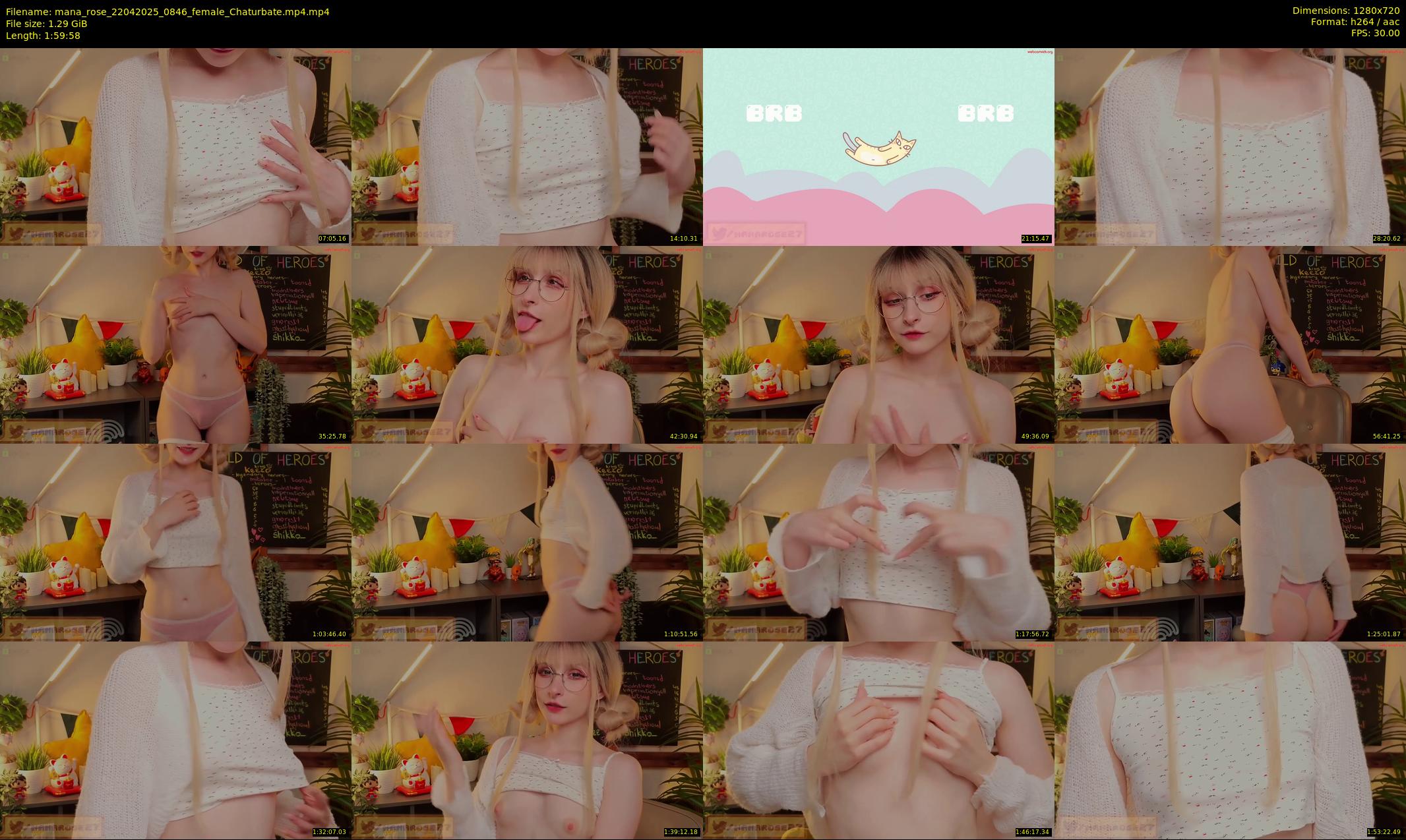 mana_rose — 120 minute Chaturbate female cam show recording, 720p, Apr 22, 2025