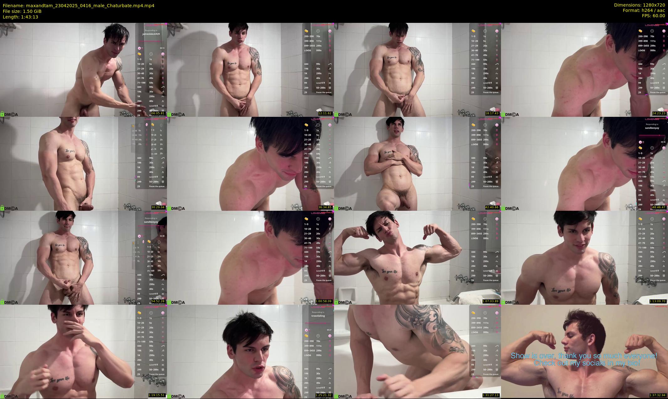 maxandtam — 104 minute Chaturbate couple cam show recording, 720p, Apr 23, 2025