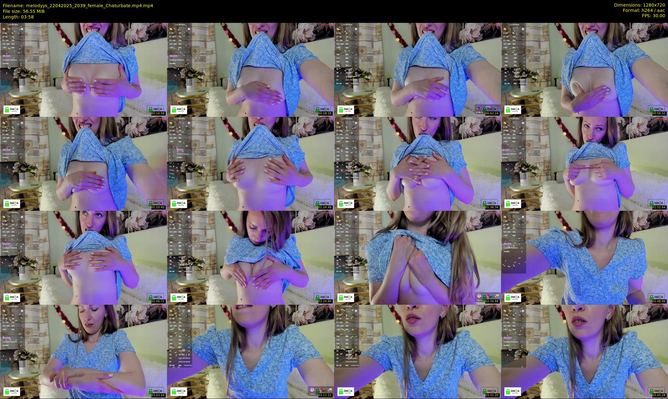 melodyys — 4 minute Chaturbate female cam show recording, 720p, Apr 22, 2025