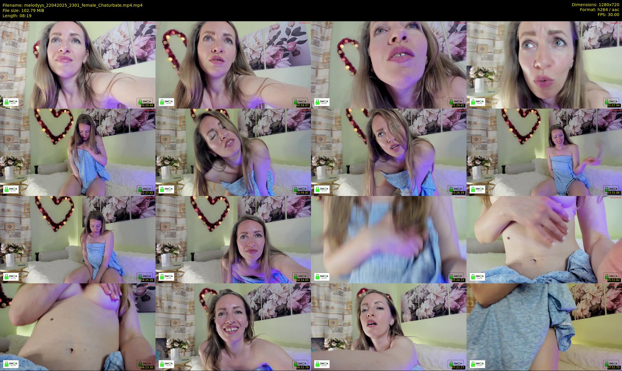 melodyys — 9 minute Chaturbate female cam show recording, 720p, Apr 22, 2025