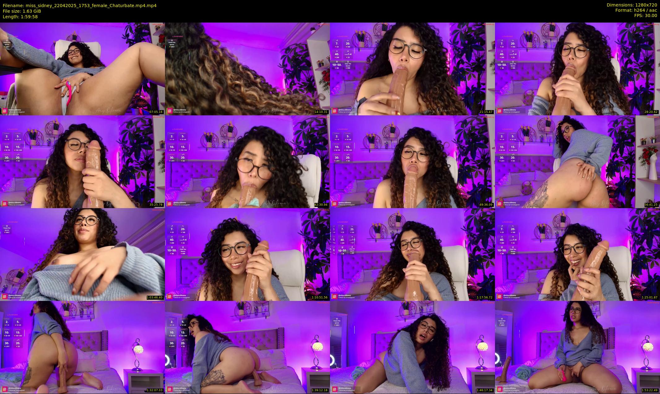 miss_sidney — 120 minute Chaturbate female cam show recording, 720p, Apr 22, 2025