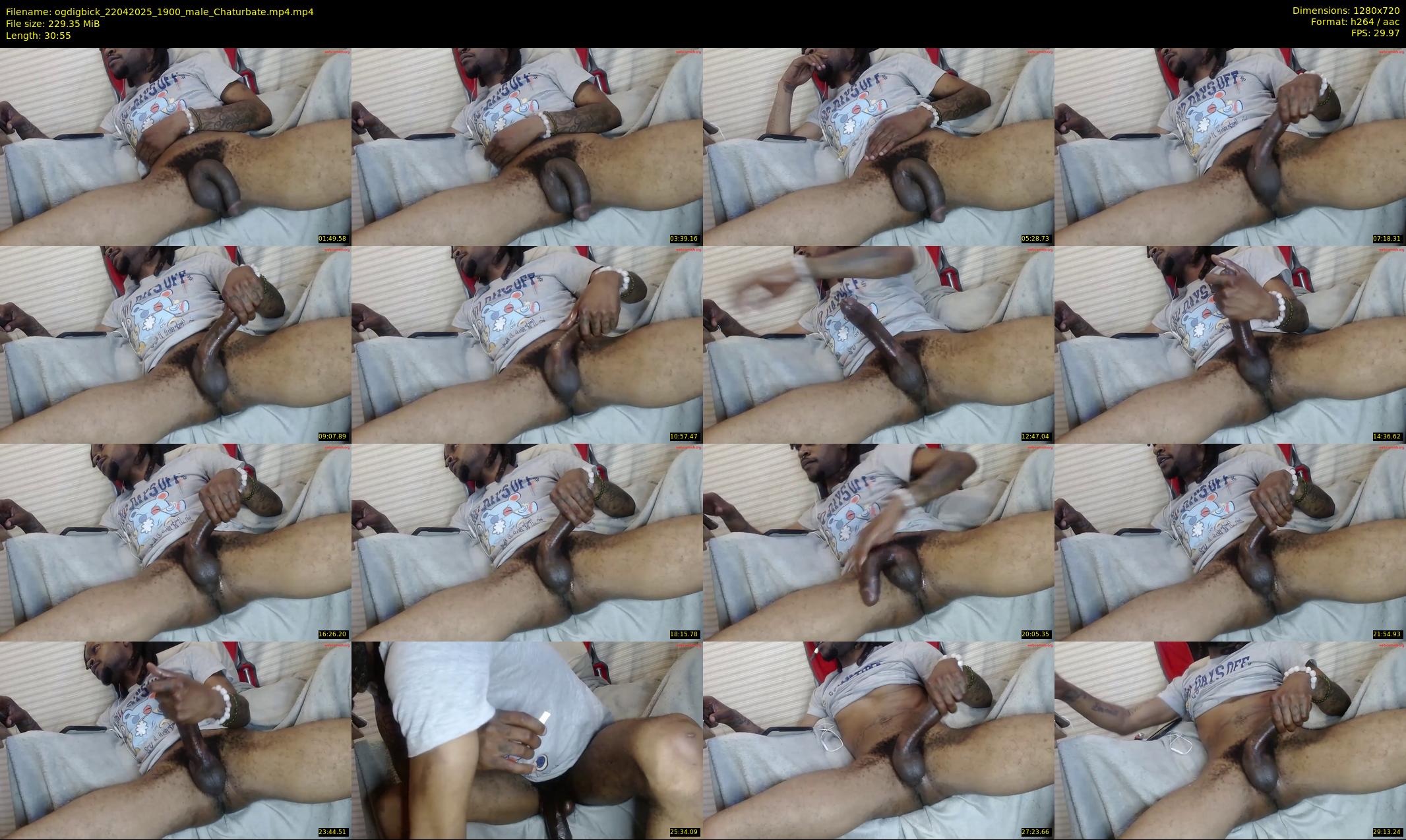 ogdigbick — 31 minute Chaturbate male cam show recording, 720p, Apr 22, 2025