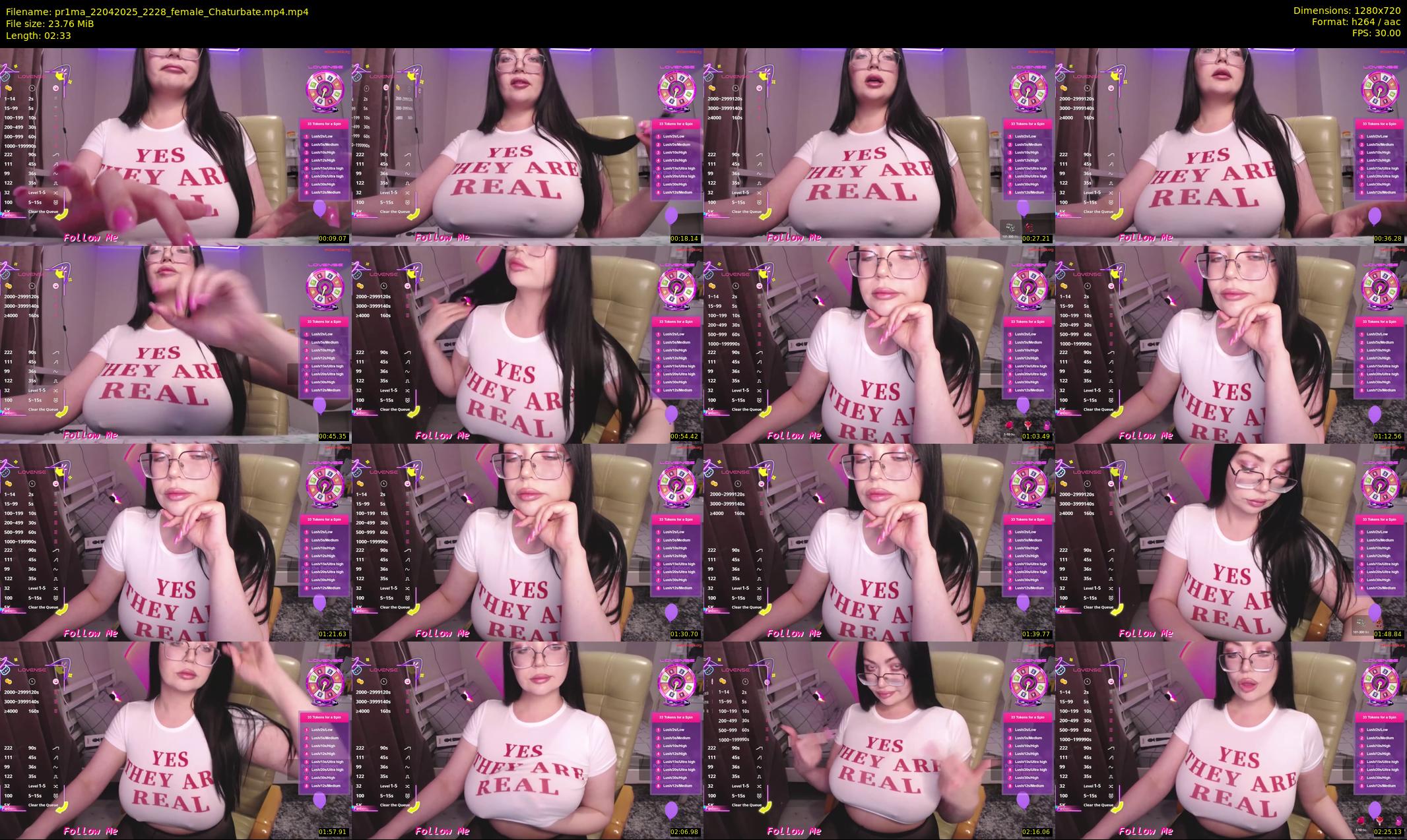 pr1ma — 3 minute Chaturbate female cam show recording, 720p, Apr 22, 2025