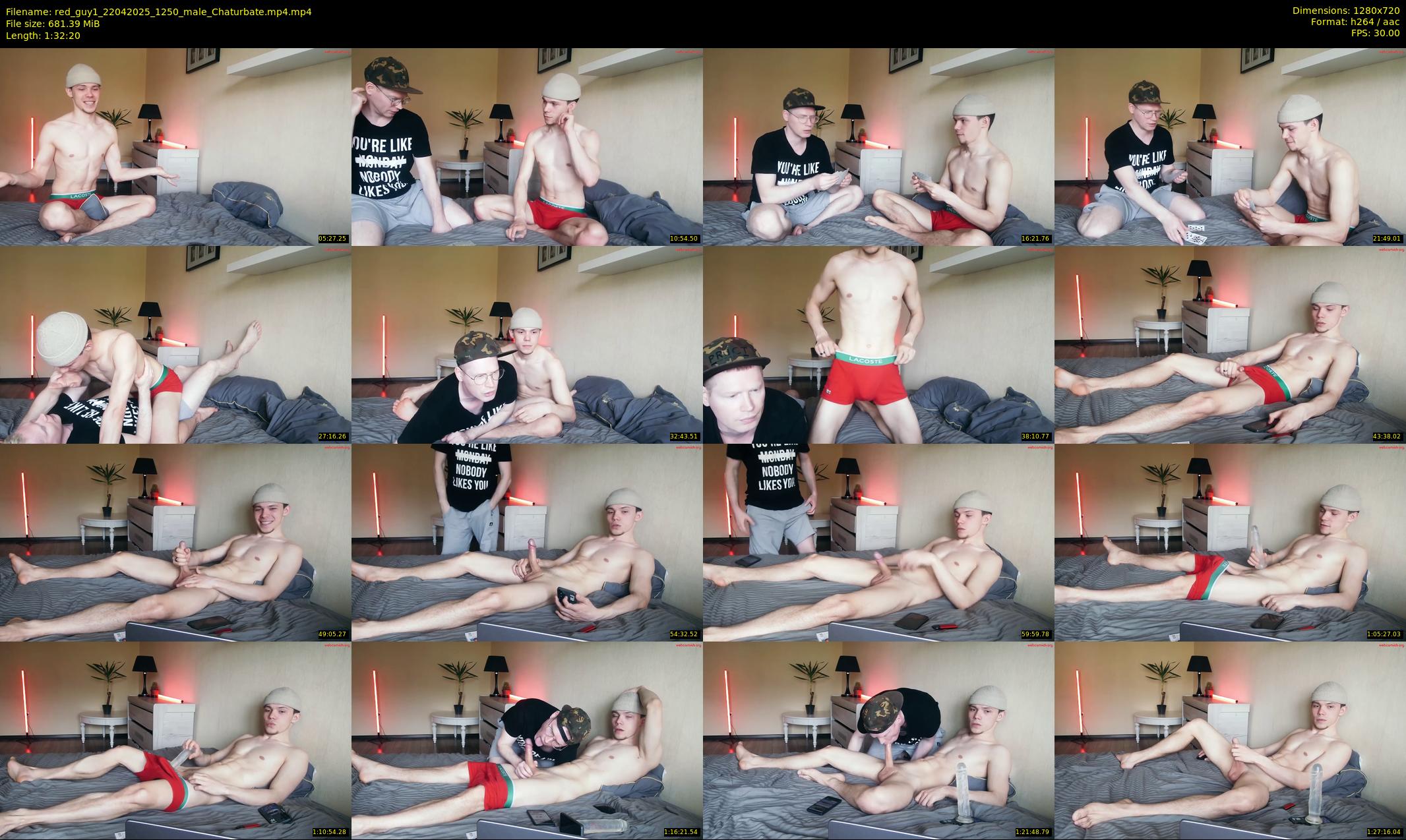 red_guy1 — 93 minute Chaturbate male cam show recording, 720p, Apr 22, 2025