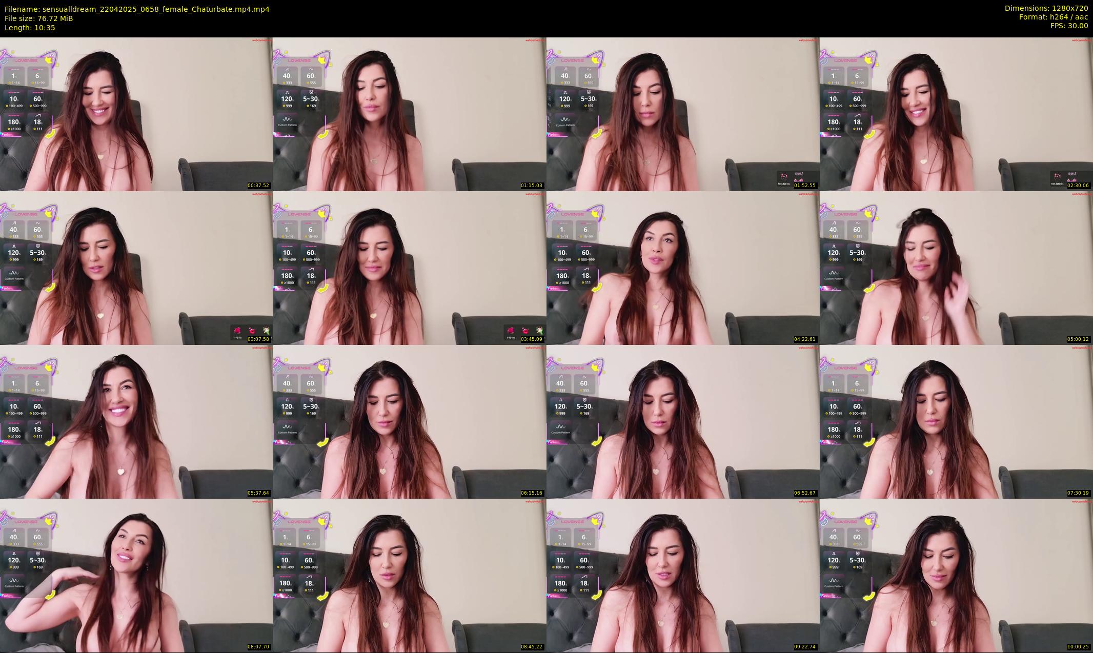 sensualldream — 11 minute Chaturbate female cam show recording, 720p, Apr 22, 2025